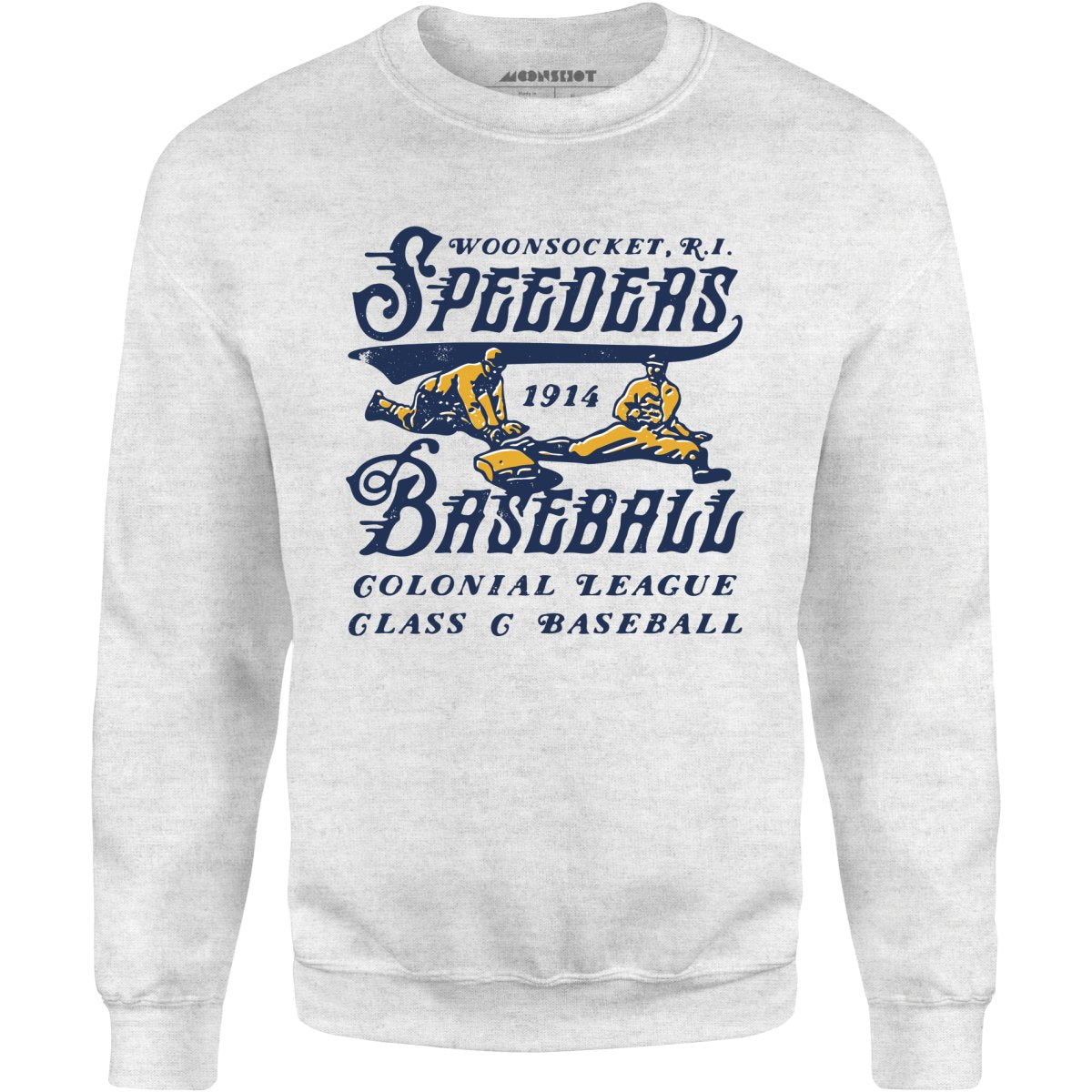 Woonsocket Speeders - Rhode Island - Vintage Defunct Baseball Teams - Unisex Sweatshirt