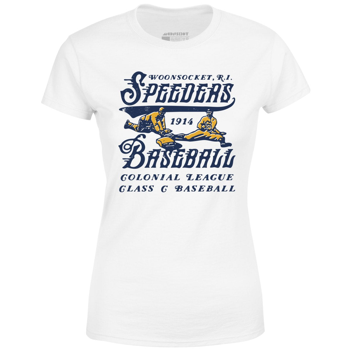 Woonsocket Speeders - Rhode Island - Vintage Defunct Baseball Teams - Women's T-Shirt