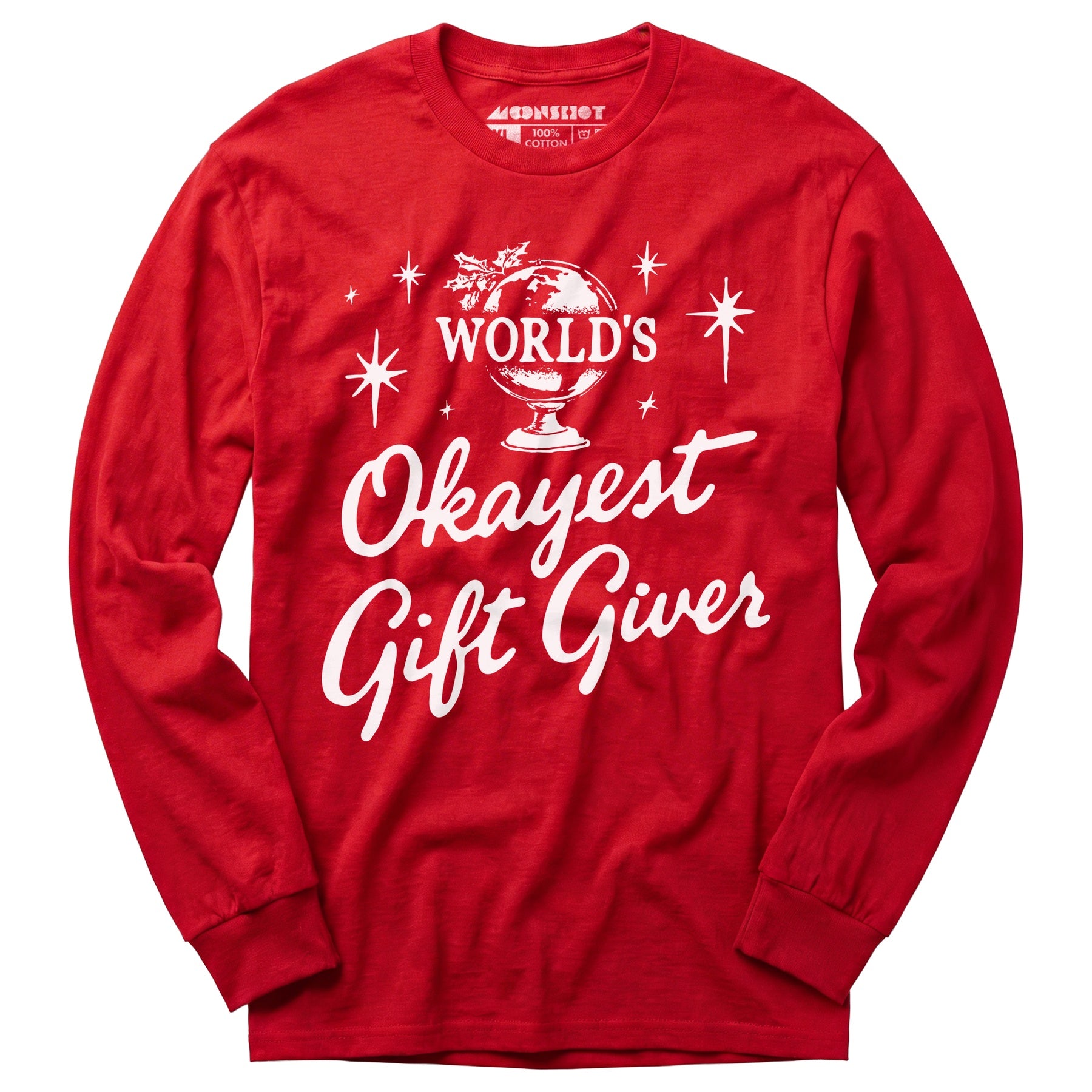 World's Okayest Gift Giver - Long Sleeve T-Shirt