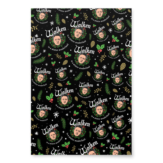 Walken in a Winter Wonderland - Wrapping Paper Sheets (3)