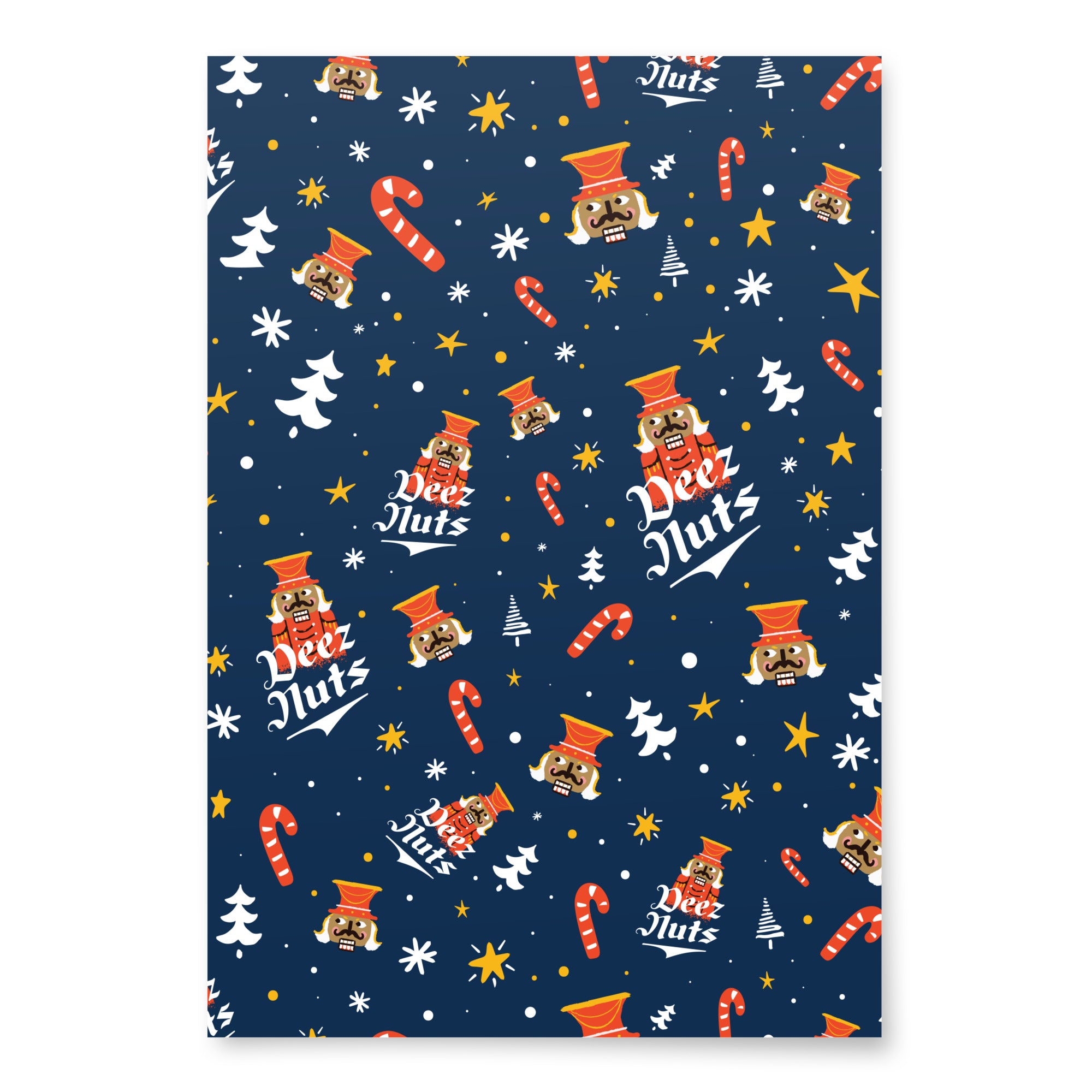 Deez Nuts Nutcracker - Wrapping Paper Sheets (3)