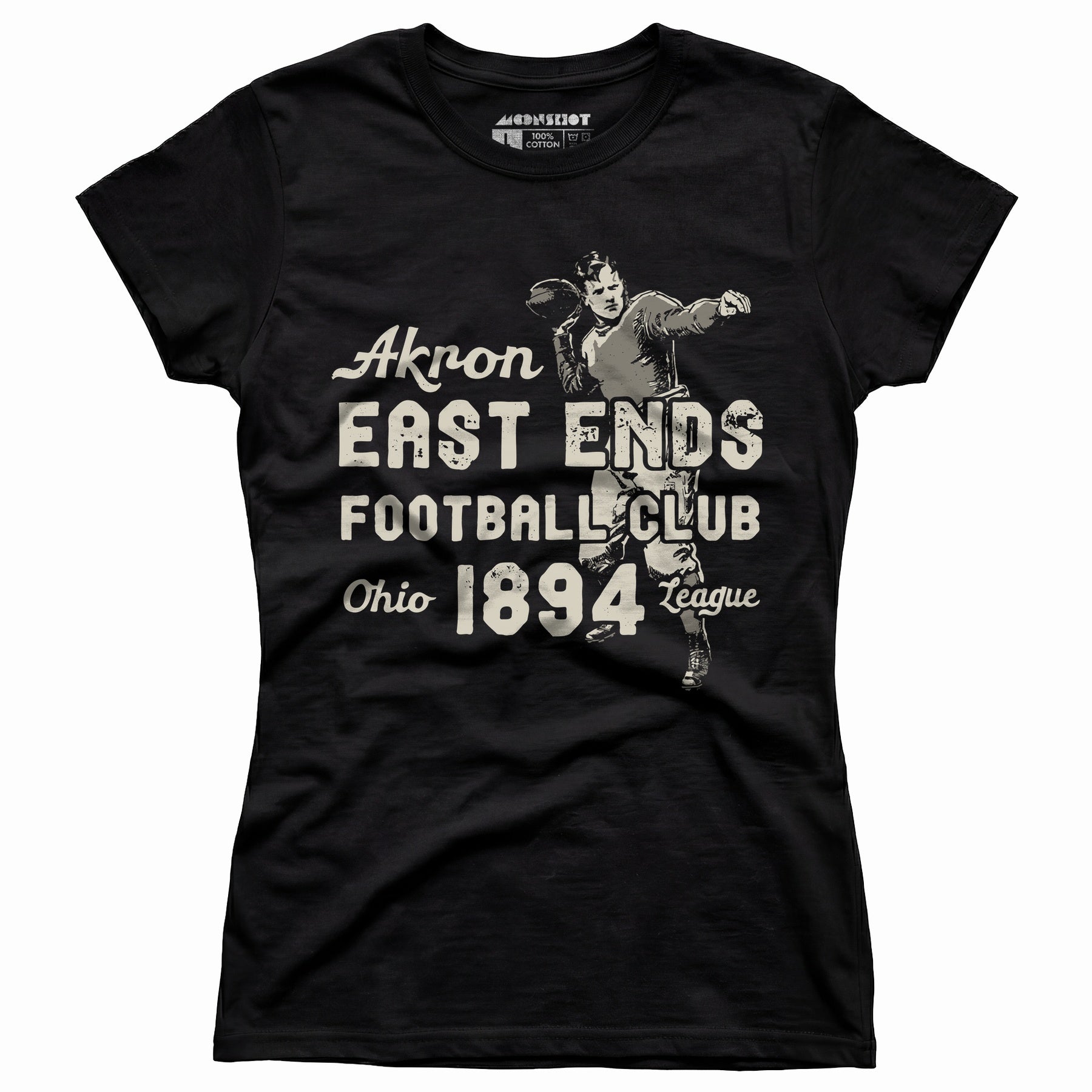 Akron East Ends - Ohio - Vintage Defunct Football Teams - Women's T-Shirt