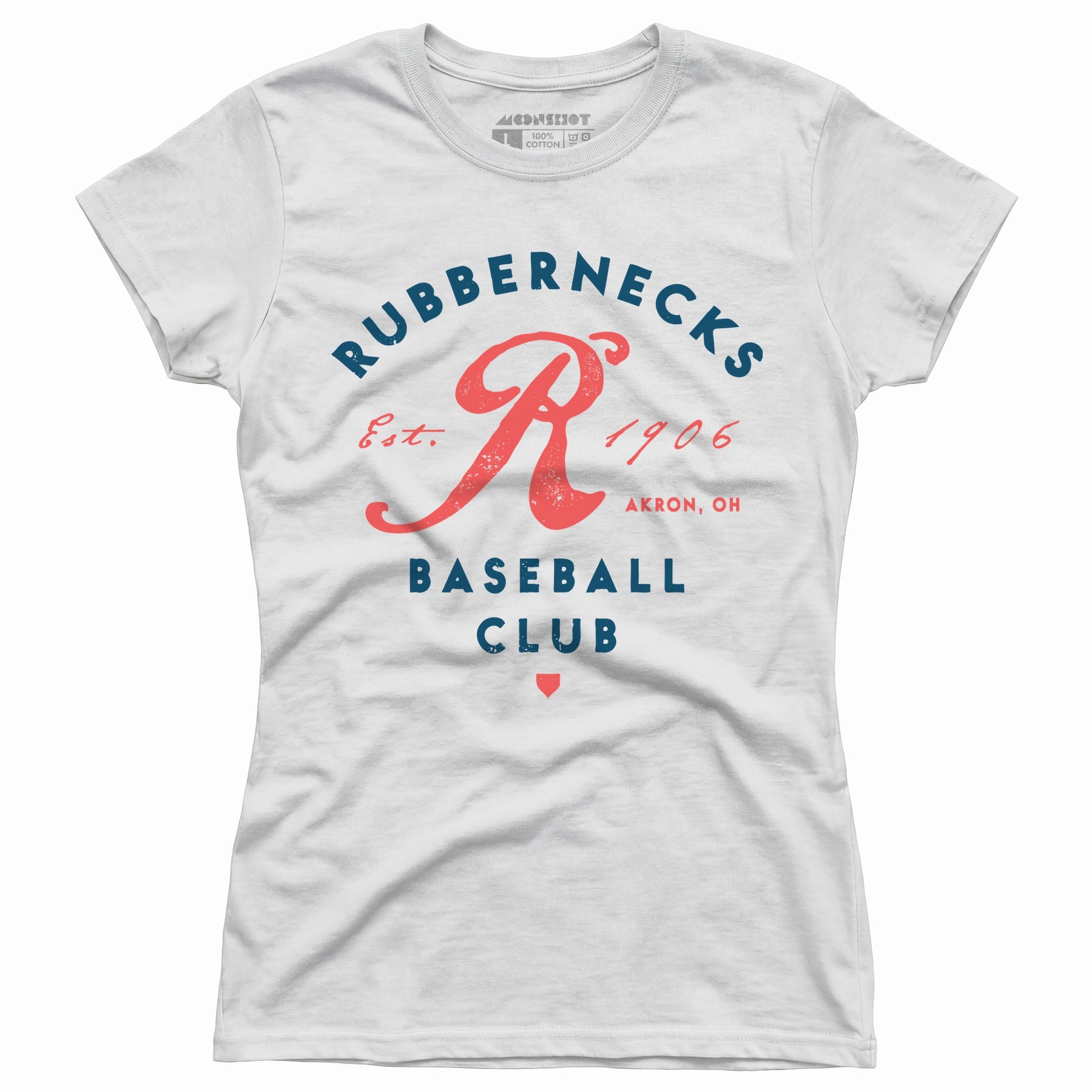 Akron Rubbernecks - Ohio - Vintage Defunct Baseball Teams - Women's T-Shirt