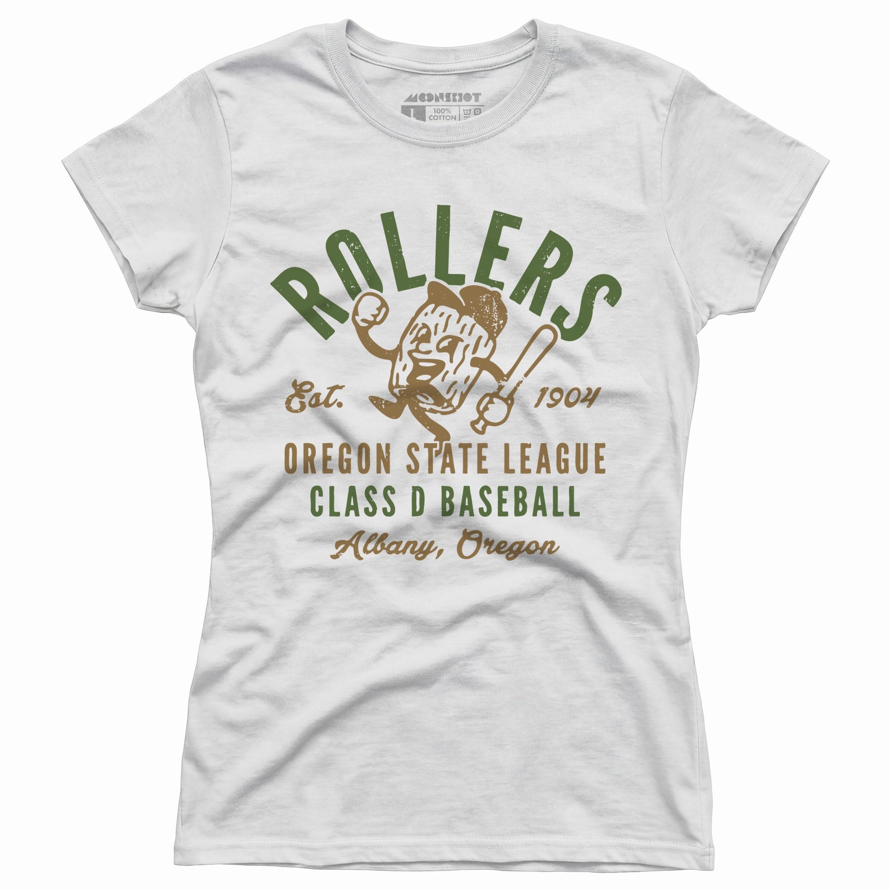 Albany Rollers - Oregon - Vintage Defunct Baseball Teams - Women's T-Shirt