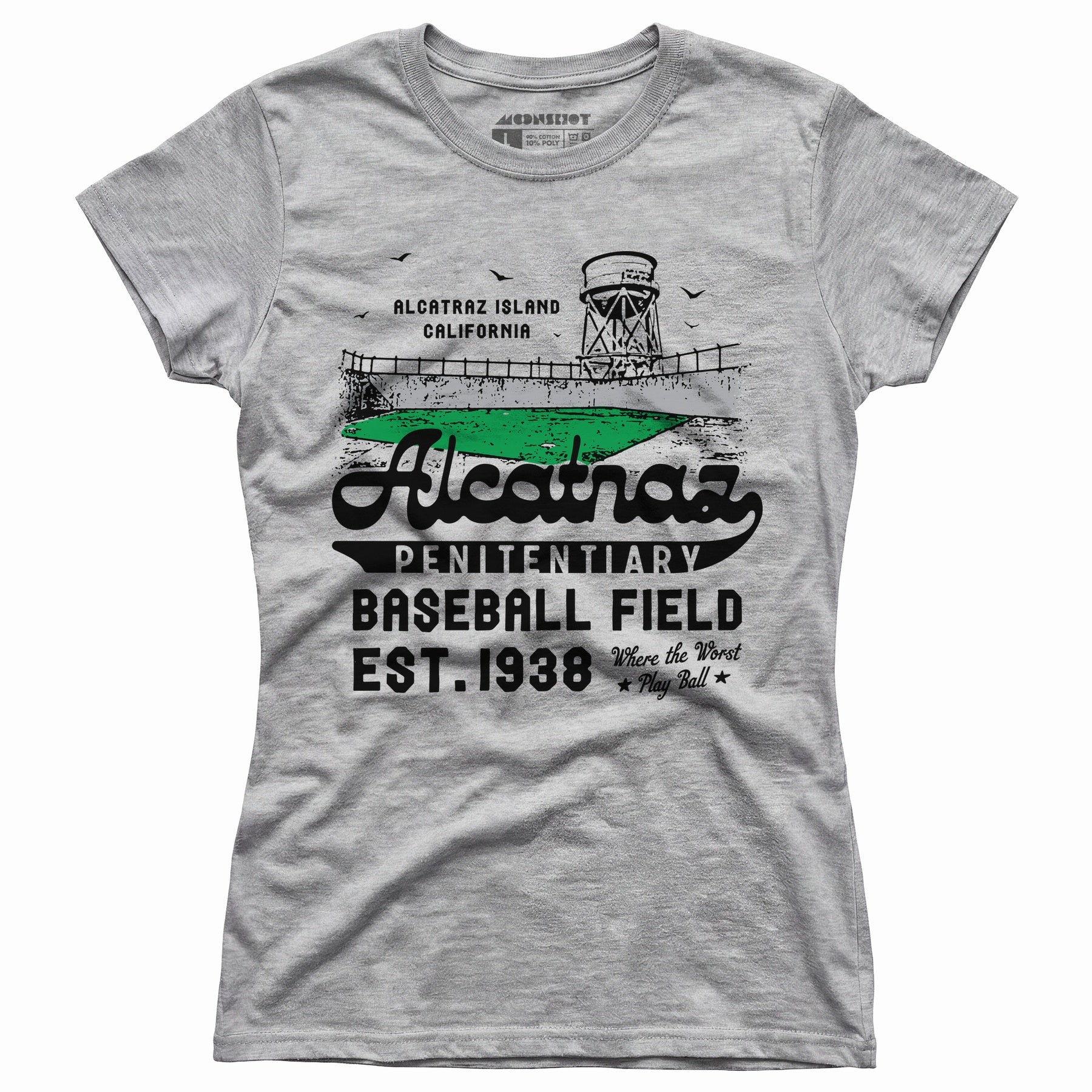 Alcatraz Penitentiary Baseball Field - Women's T-Shirt