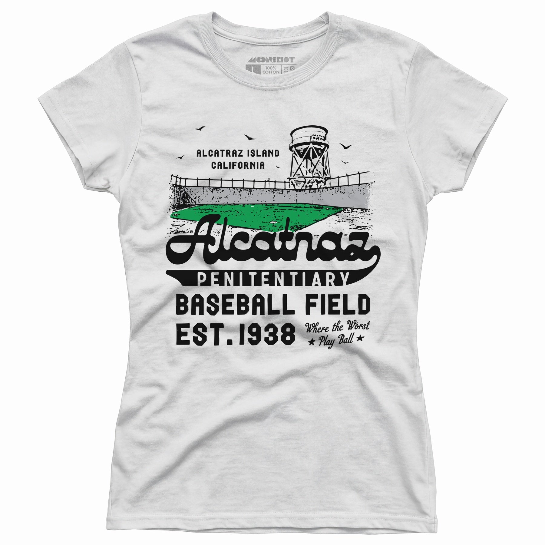 Alcatraz Penitentiary Baseball Field - Women's T-Shirt