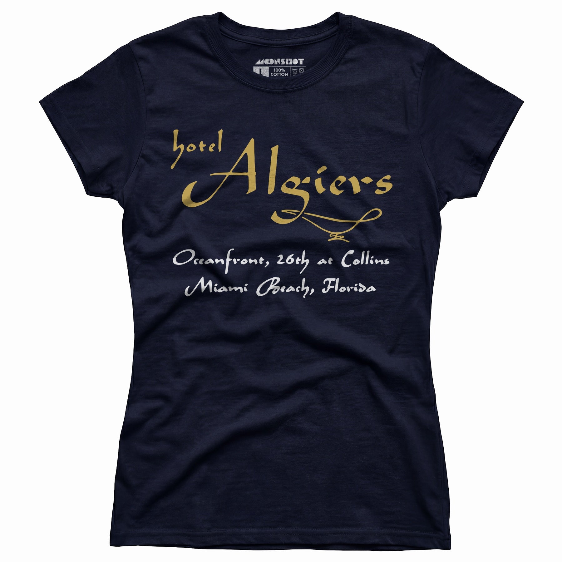 Algiers Hotel - Miami Beach, FL - Vintage Hotel - Women's T-Shirt