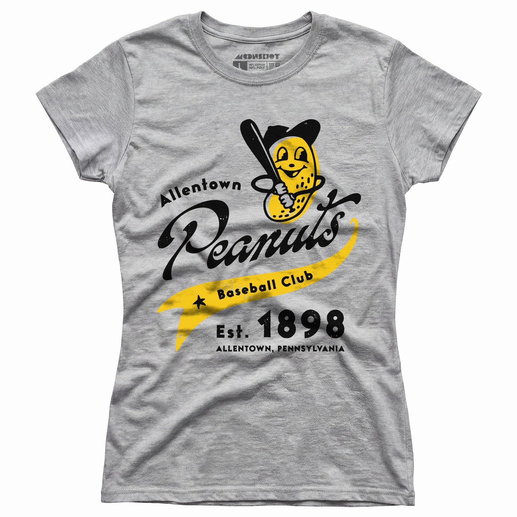 Allentown Peanuts - Pennsylvania - Vintage Defunct Baseball Teams - Women's T-Shirt