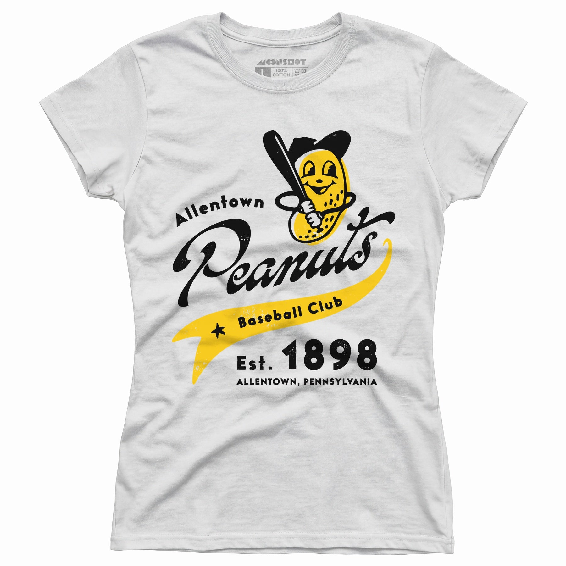 Allentown Peanuts - Pennsylvania - Vintage Defunct Baseball Teams - Women's T-Shirt