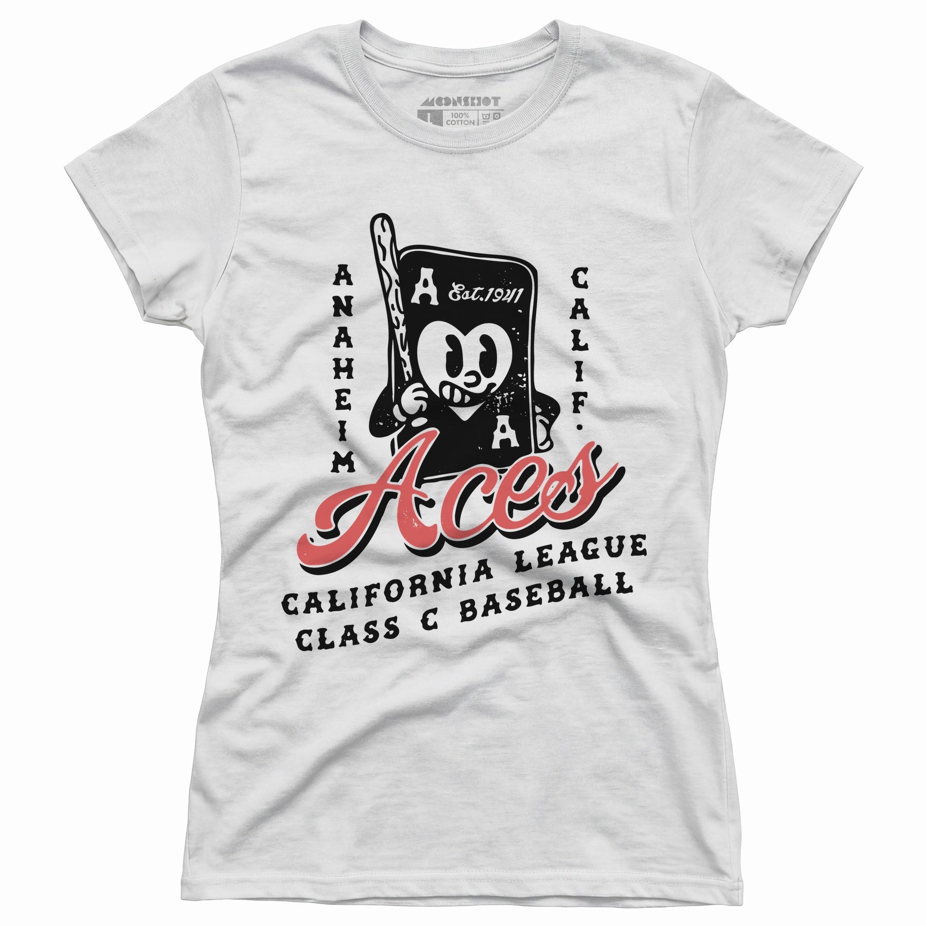 Anaheim Aces - California - Vintage Defunct Baseball Teams - Women's T-Shirt