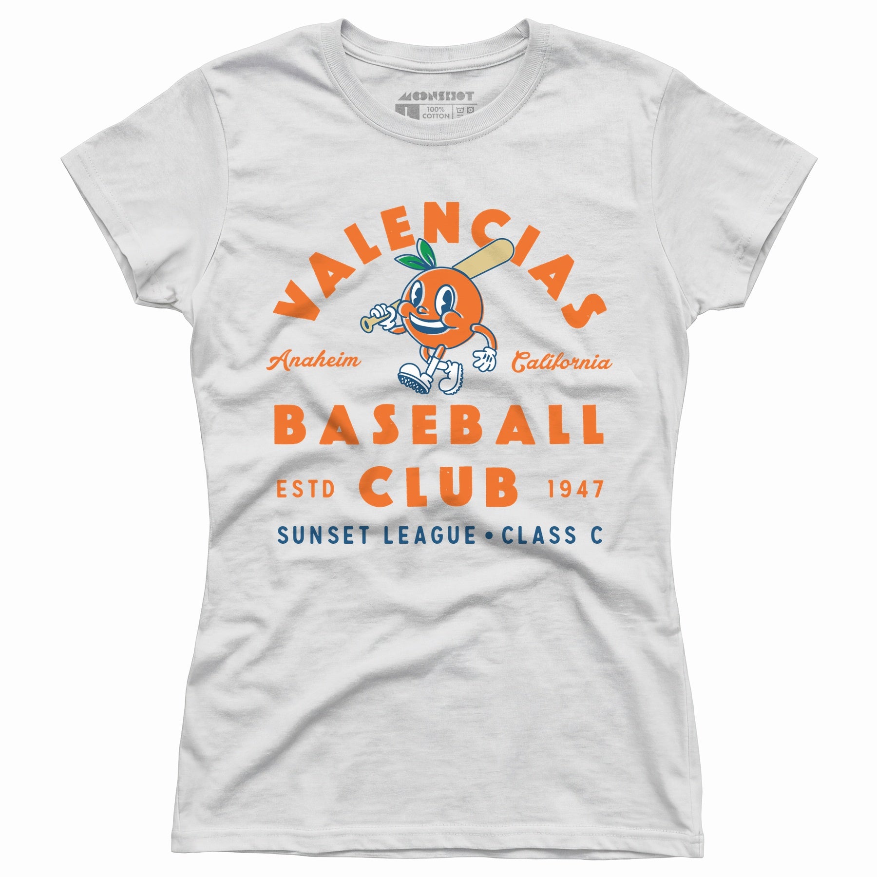 Anaheim Valencias - California - Vintage Defunct Baseball Teams - Women's T-Shirt