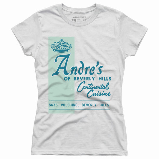 Andre's - Beverly Hills, CA - Vintage Restaurant - Women's T-Shirt