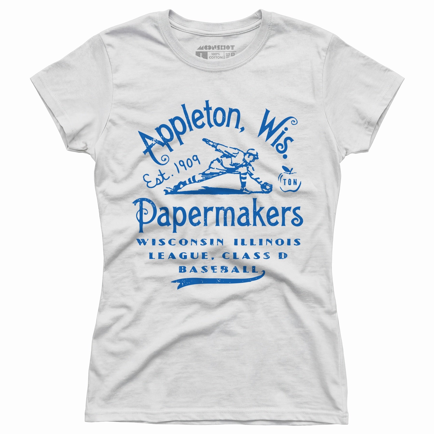 Appleton Papermakers - Wisconsin - Vintage Defunct Baseball Teams - Women's T-Shirt