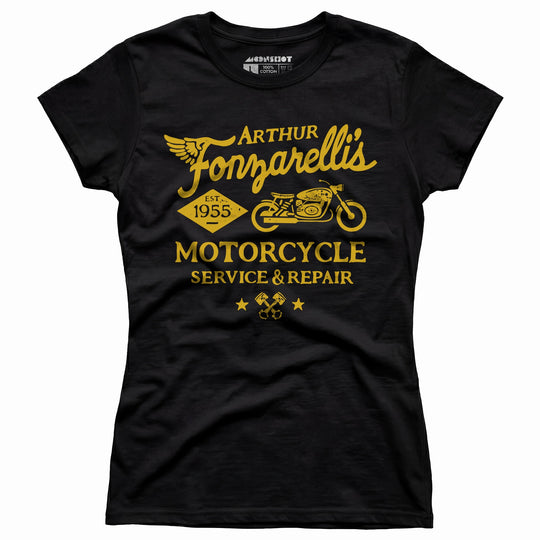 Arthur Fonzarelli's Motorcycle Service & Repair - Women's T-Shirt