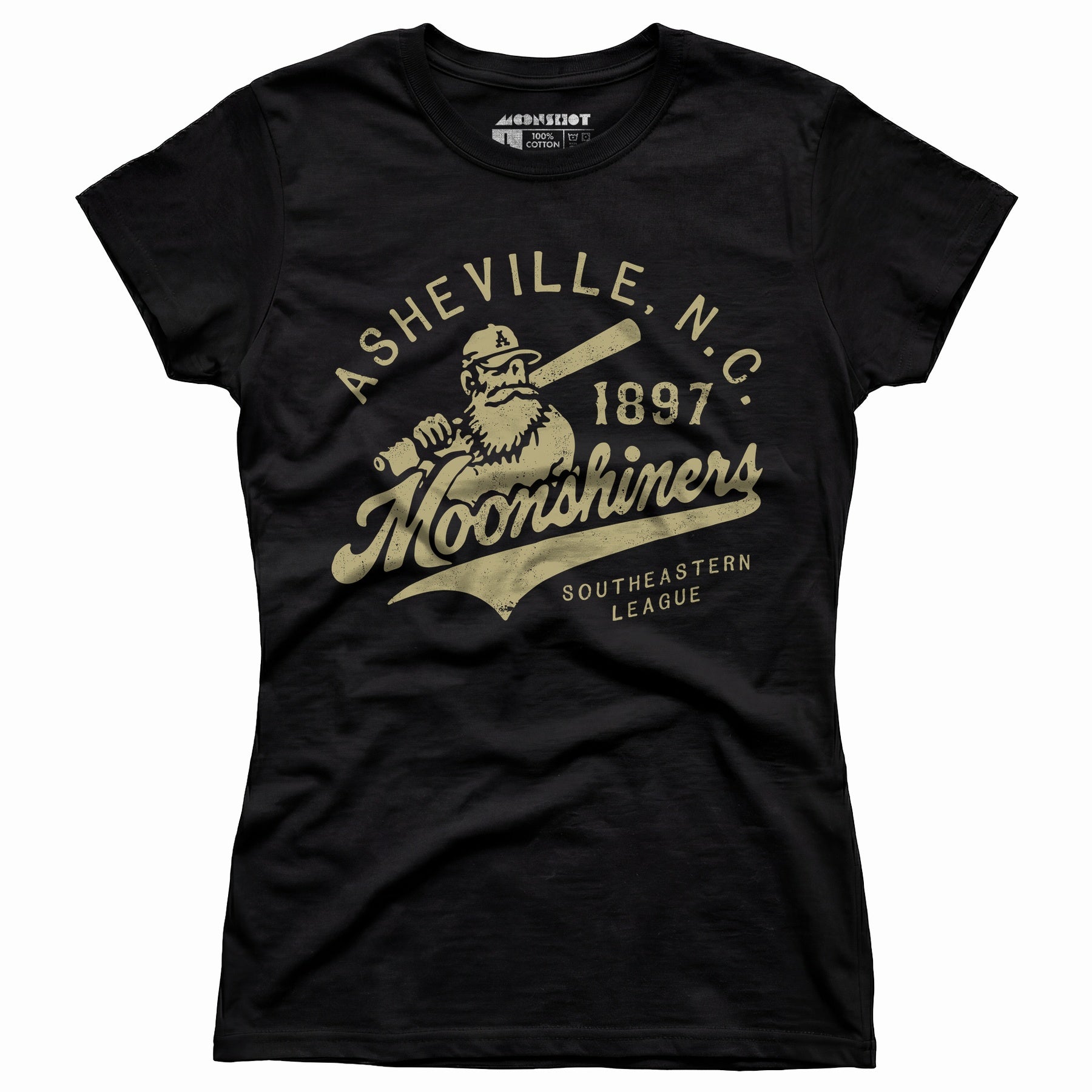 Asheville Moonshiners - North Carolina - Vintage Defunct Baseball Teams - Women's T-Shirt