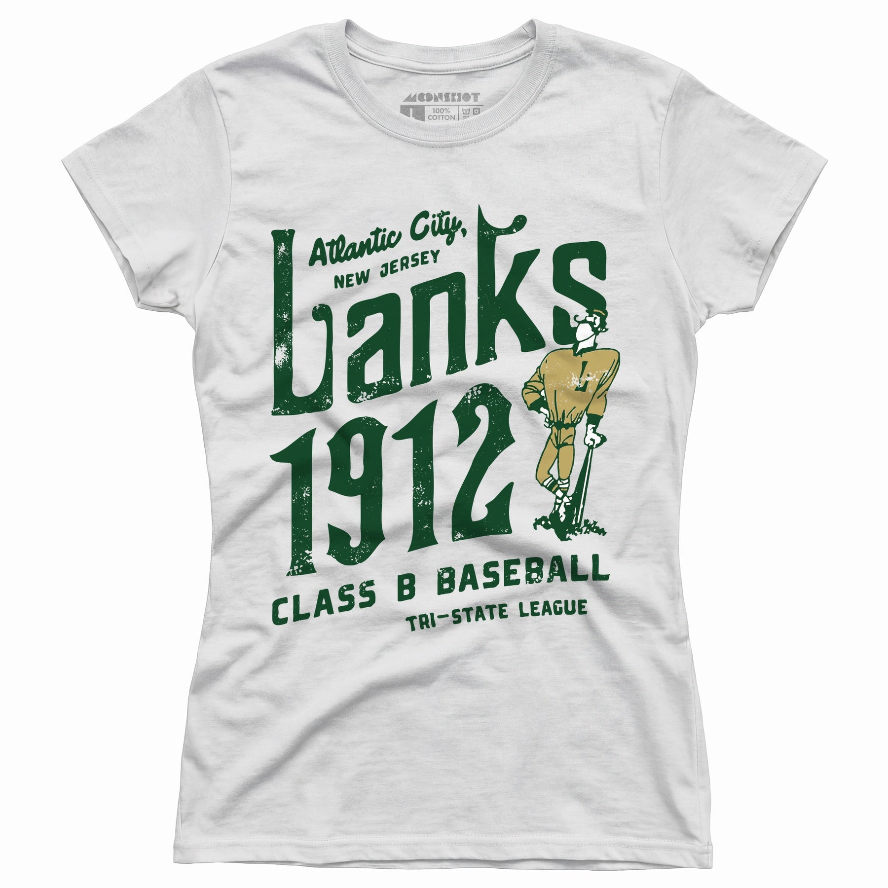 Atlantic City Lanks - New Jersey - Vintage Defunct Baseball Teams - Women's T-Shirt