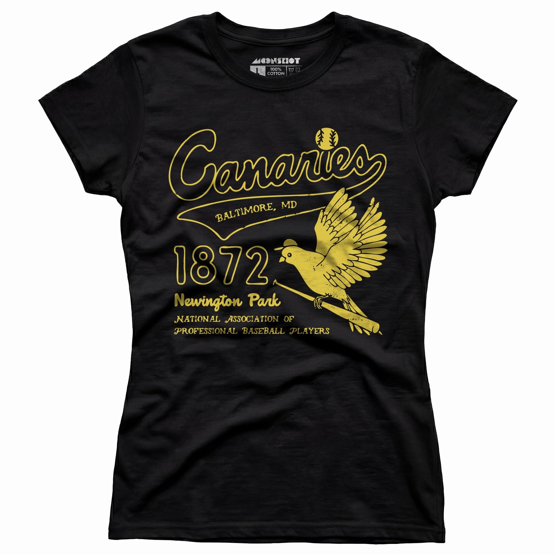 Baltimore Canaries - Maryland - Vintage Defunct Baseball Teams - Women's T-Shirt