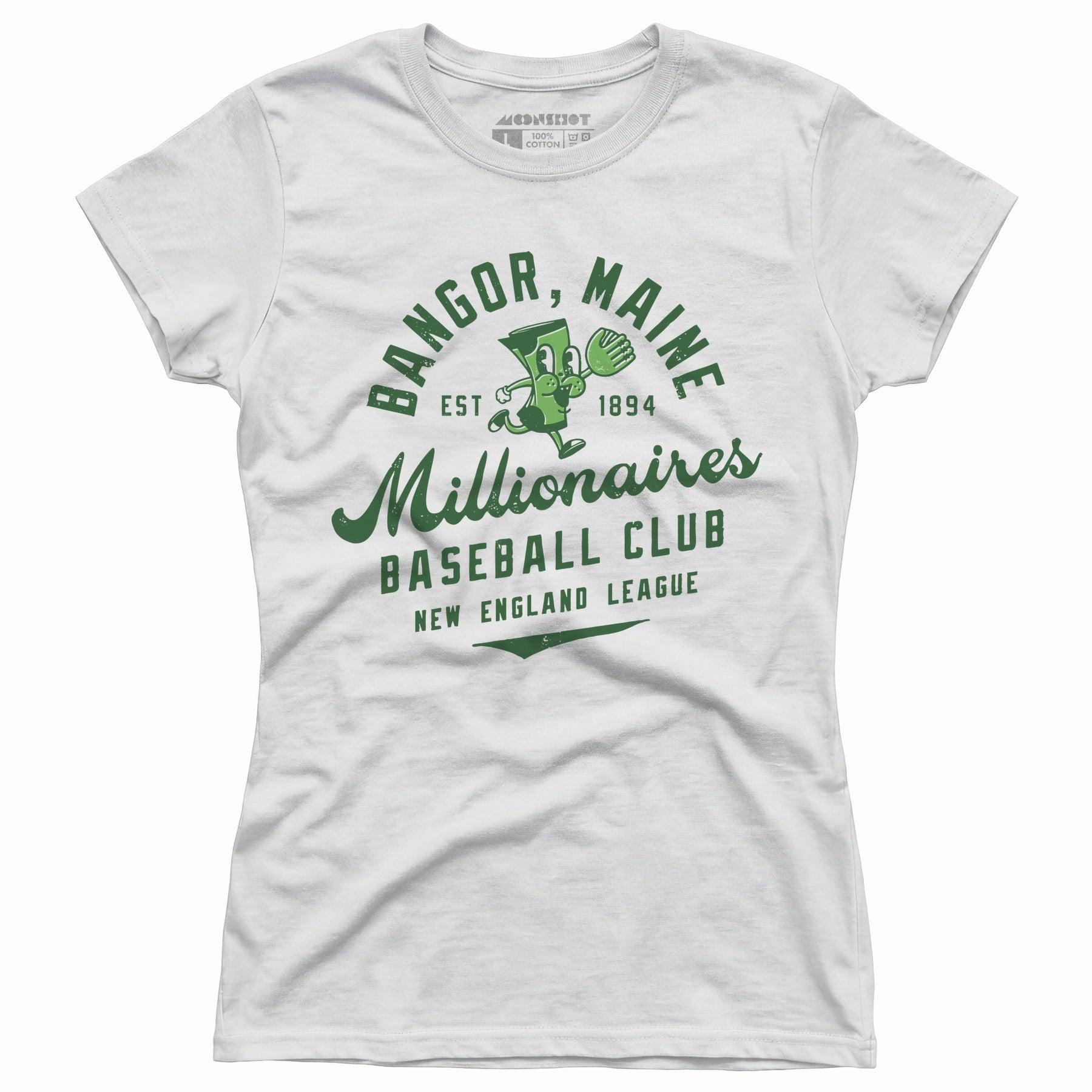Bangor Millionaires - Maine - Vintage Defunct Baseball Teams - Women's T-Shirt