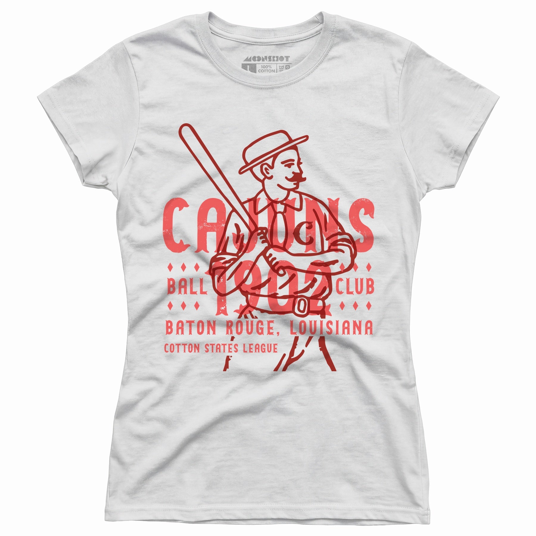 Baton Rouge Cajuns - Louisiana - Vintage Defunct Baseball Teams - Women's T-Shirt