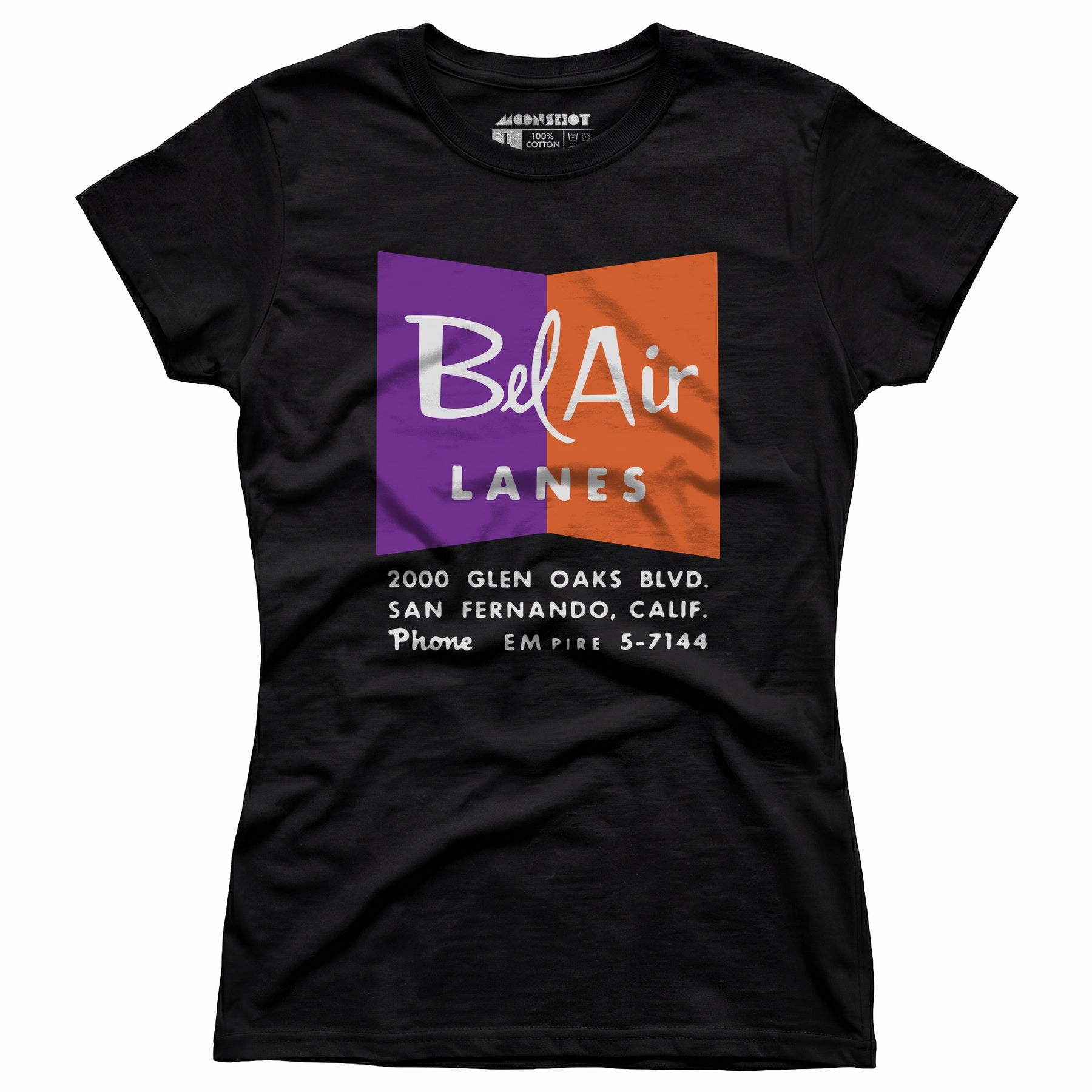 Bel Air Lanes - San Fernando, CA - Vintage Bowling Alley - Women's T-Shirt