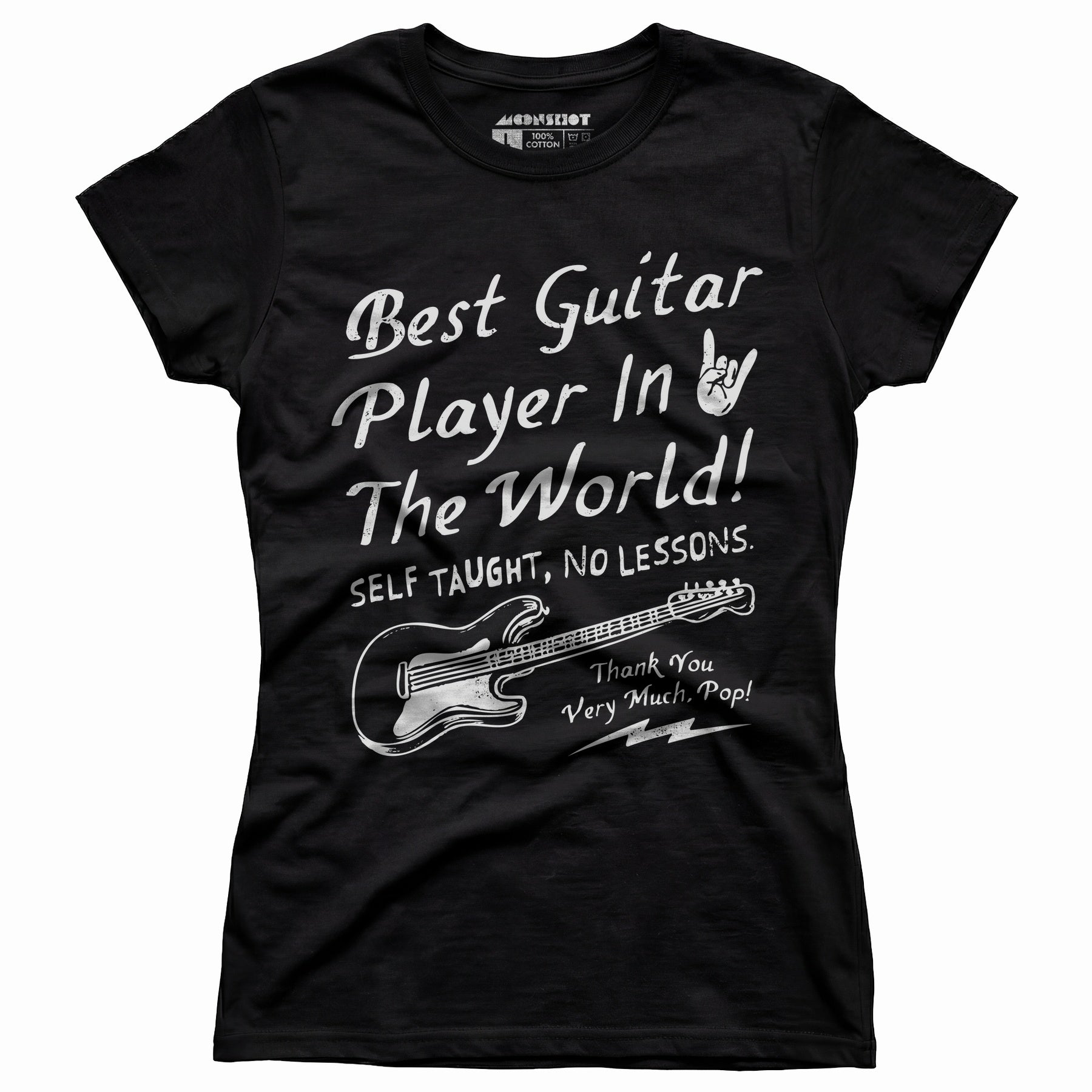 Best Guitar Player in The World Textual - Women's T-Shirt