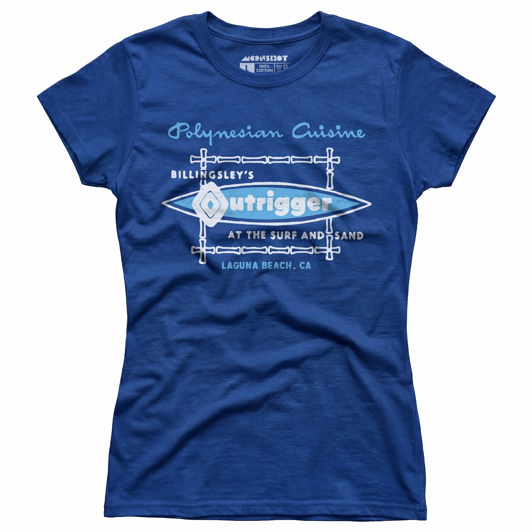 Billingsley's Outrigger - Laguna Beach, CA - Vintage Tiki Bar - Women's T-Shirt
