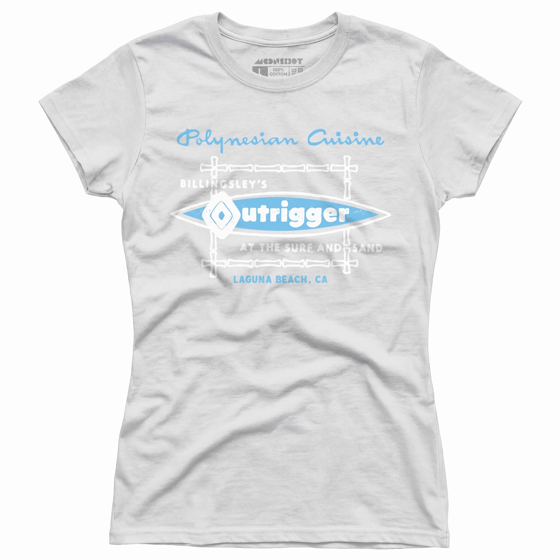 Billingsley's Outrigger - Laguna Beach, CA - Vintage Tiki Bar - Women's T-Shirt