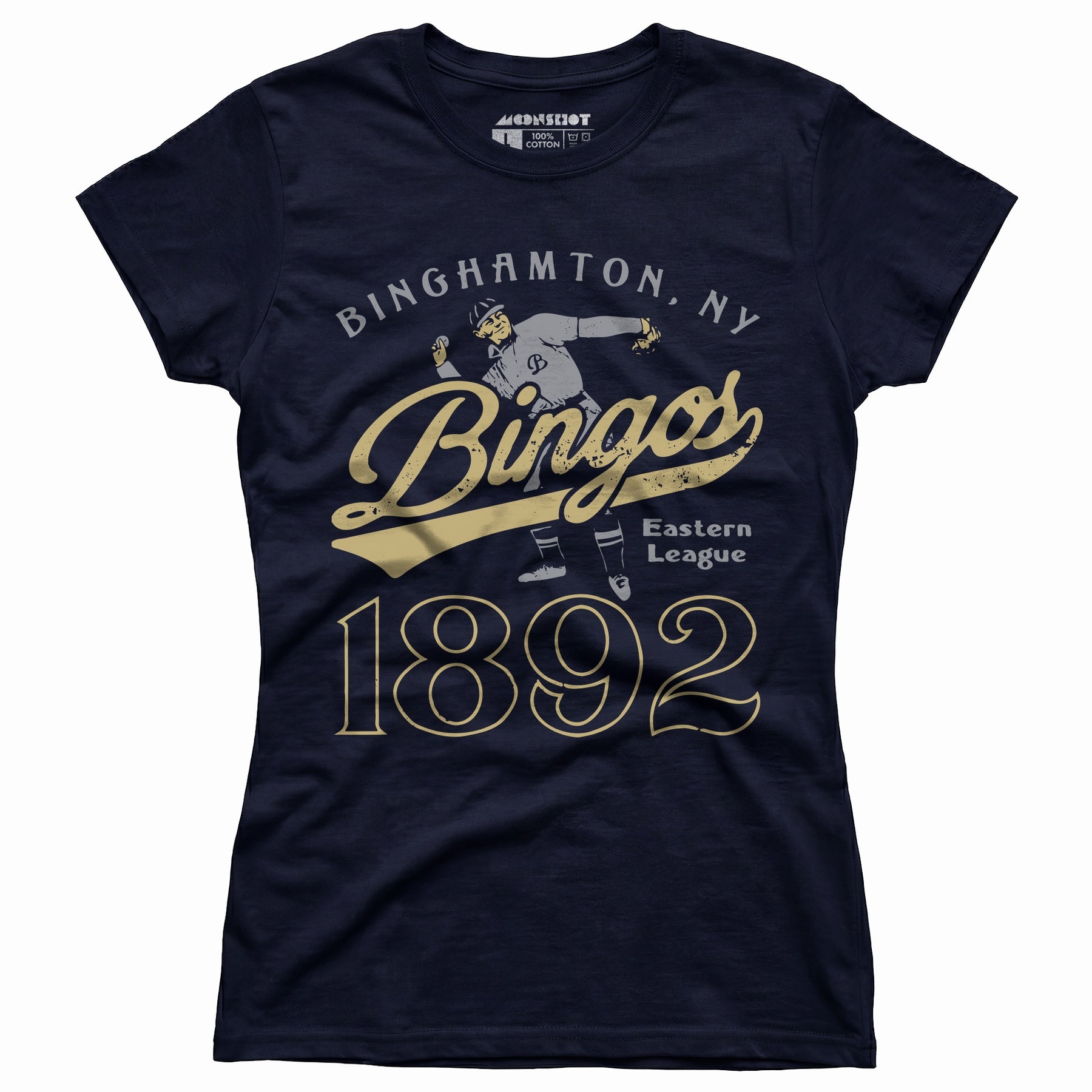 Binghamton Bingos - New York - Vintage Defunct Baseball Teams - Women's T-Shirt