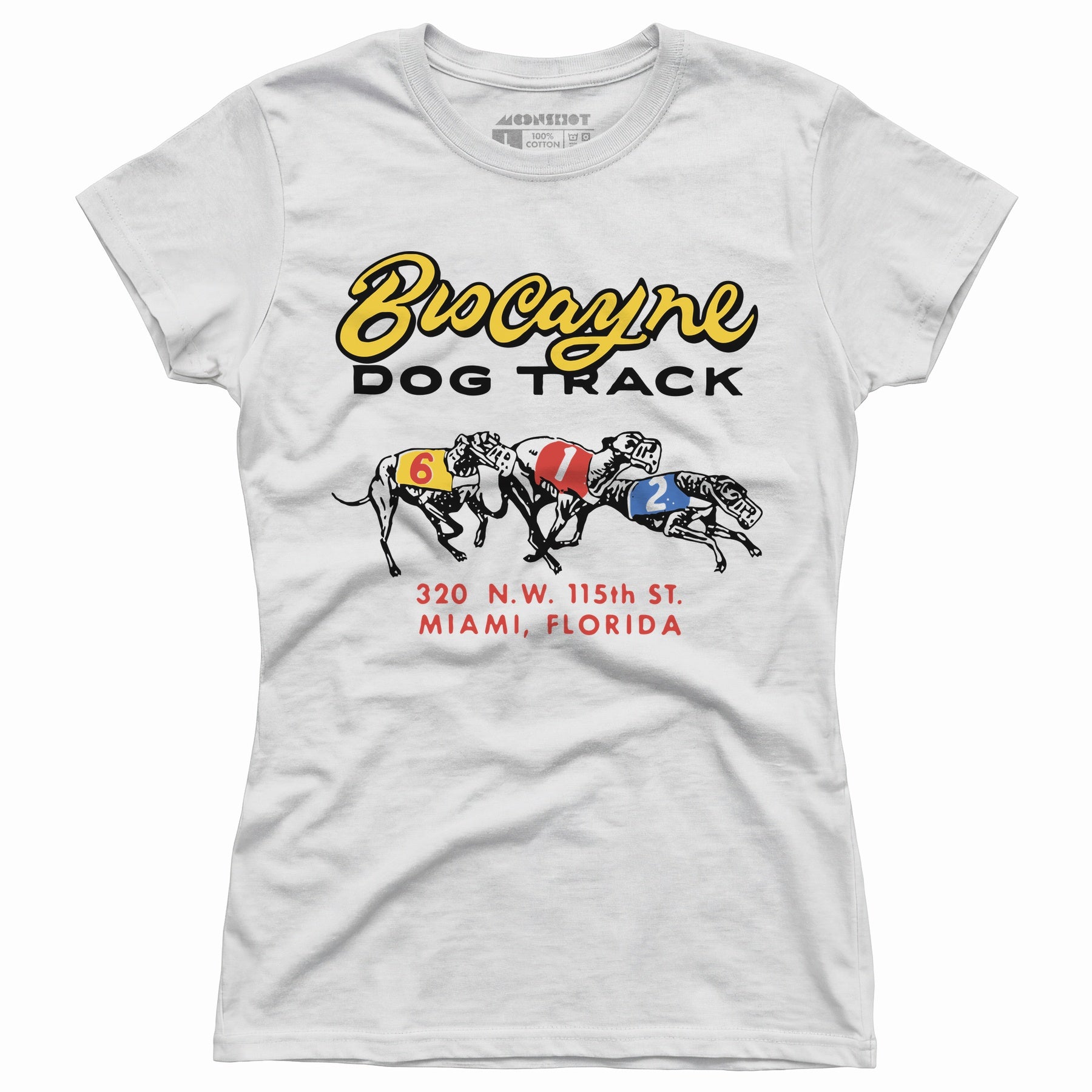 Biscayne Dog Track - Vintage Miami, FL - Women's T-Shirt