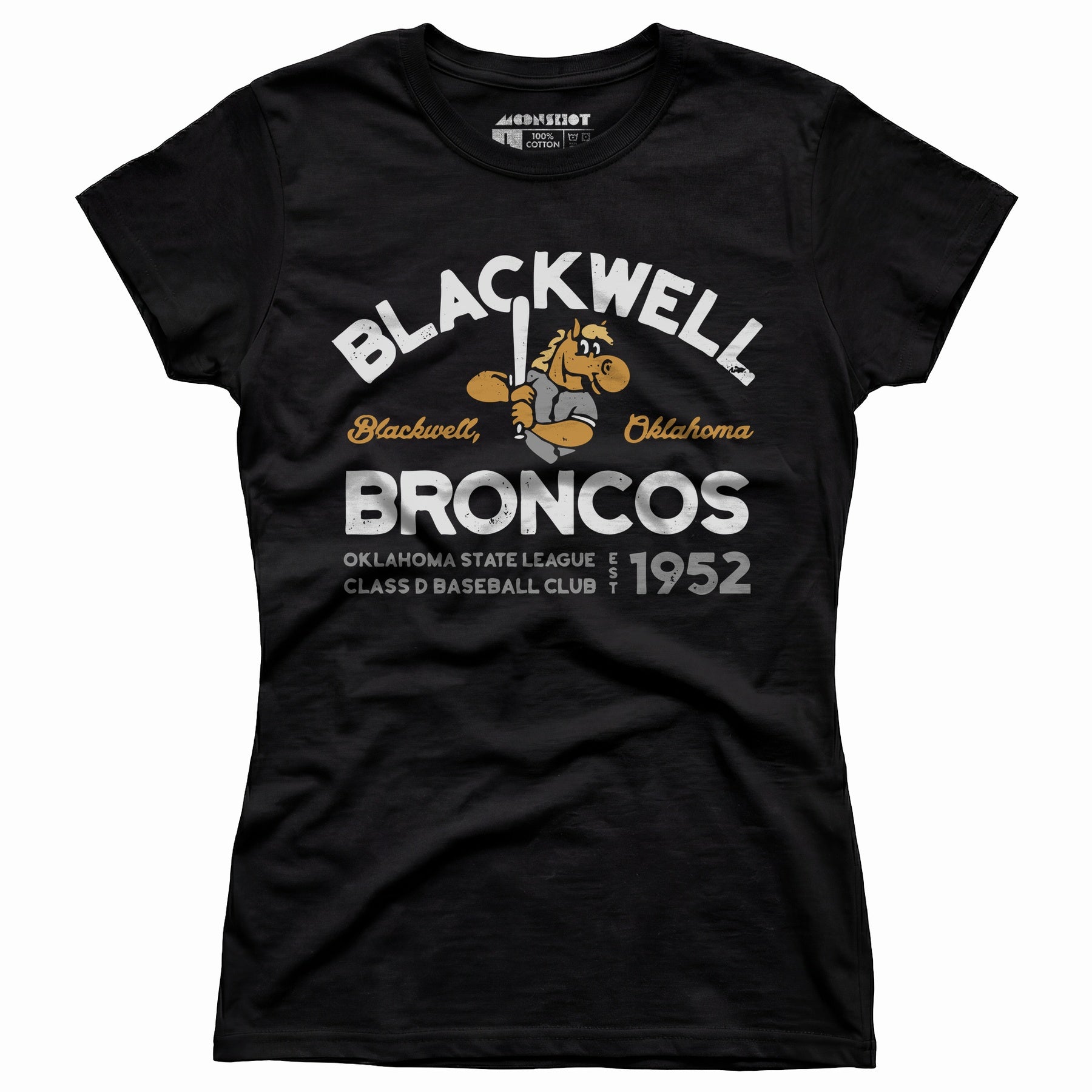 Blackwell Broncos - Oklahoma - Vintage Defunct Baseball Teams - Women's T-Shirt