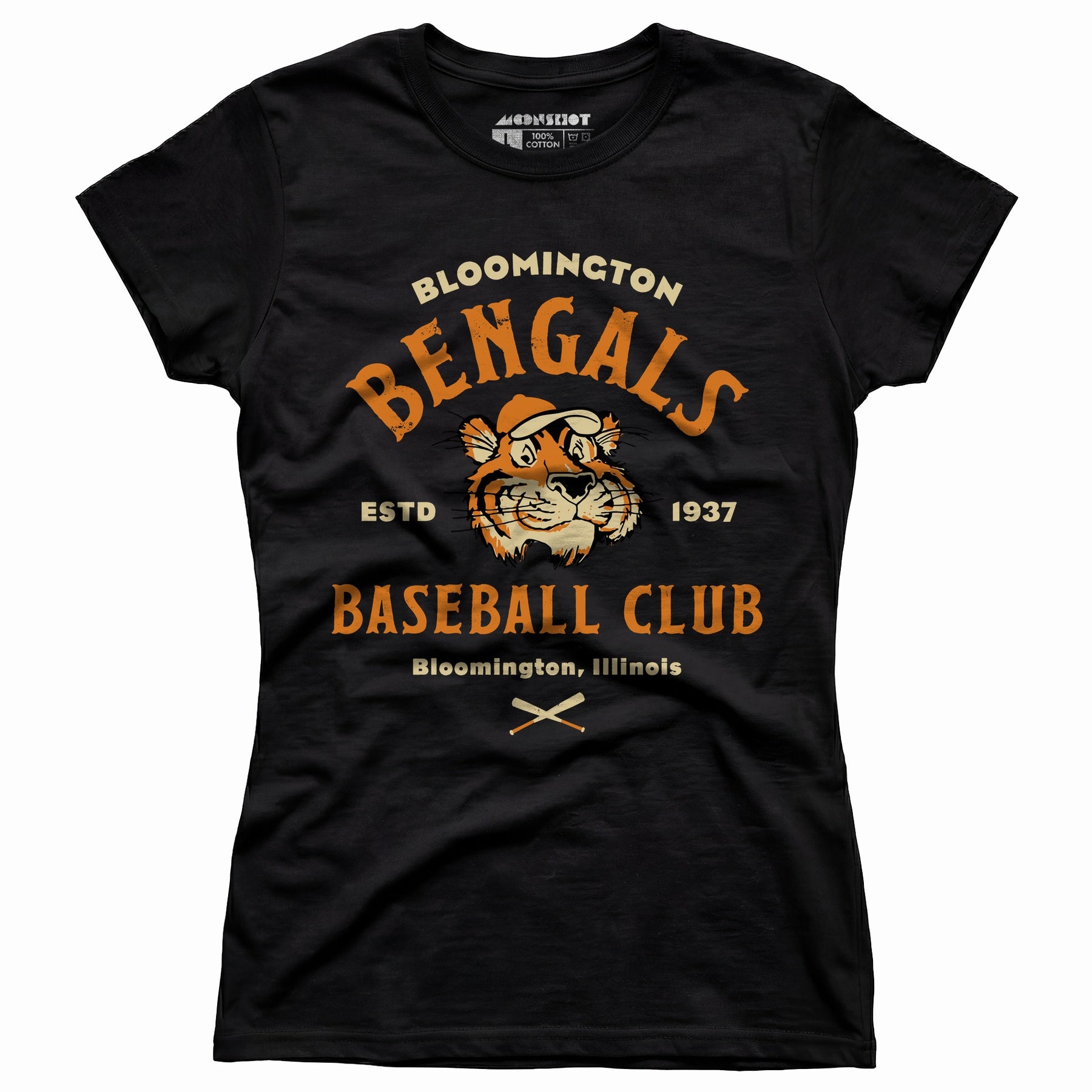 Bloomington Bengals - Illinois - Vintage Defunct Baseball Teams - Women's T-Shirt