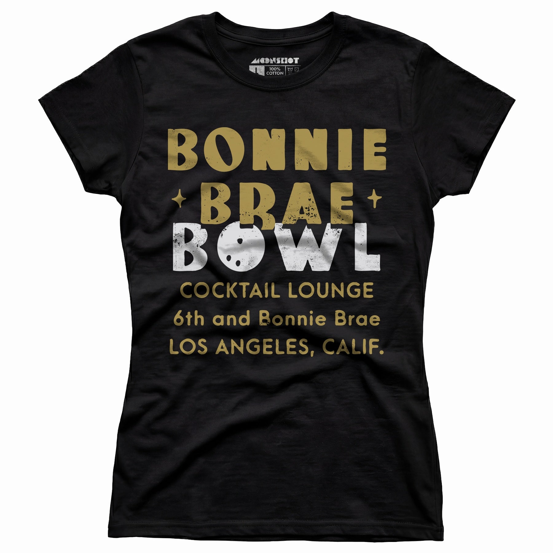 Bonnie Brae Bowl - Los Angeles, CA - Vintage Bowling Alley - Women's T-Shirt