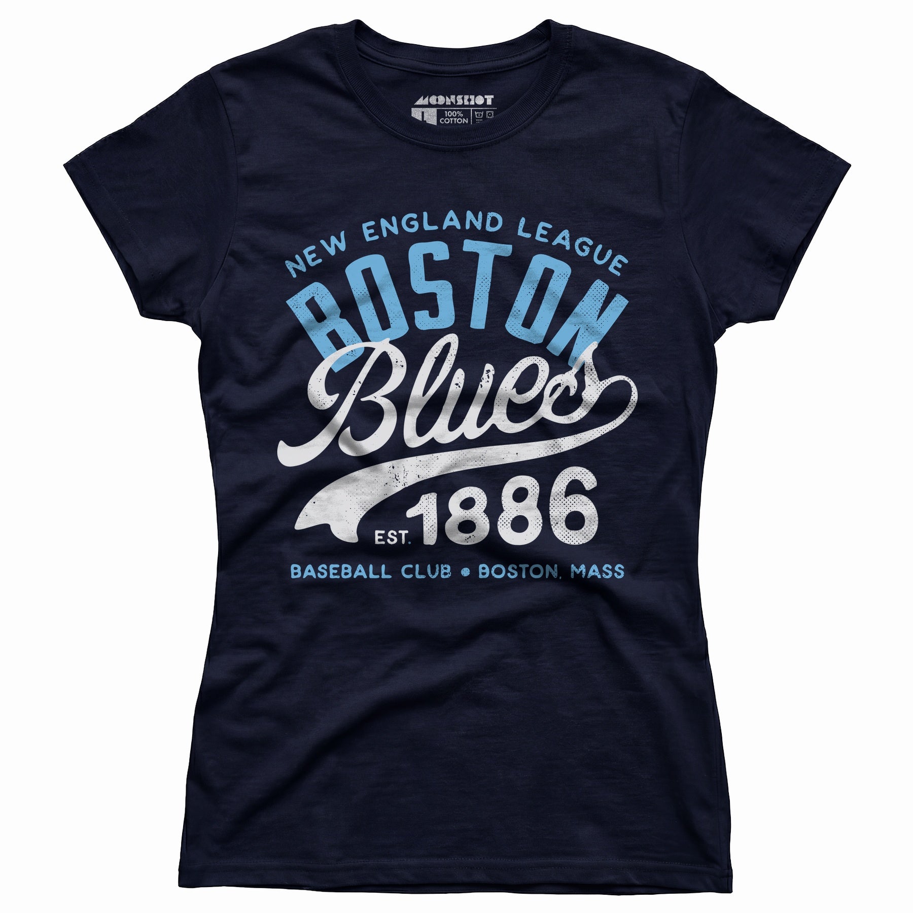 Boston Blues - Massachusetts - Vintage Defunct Baseball Teams - Women's T-Shirt