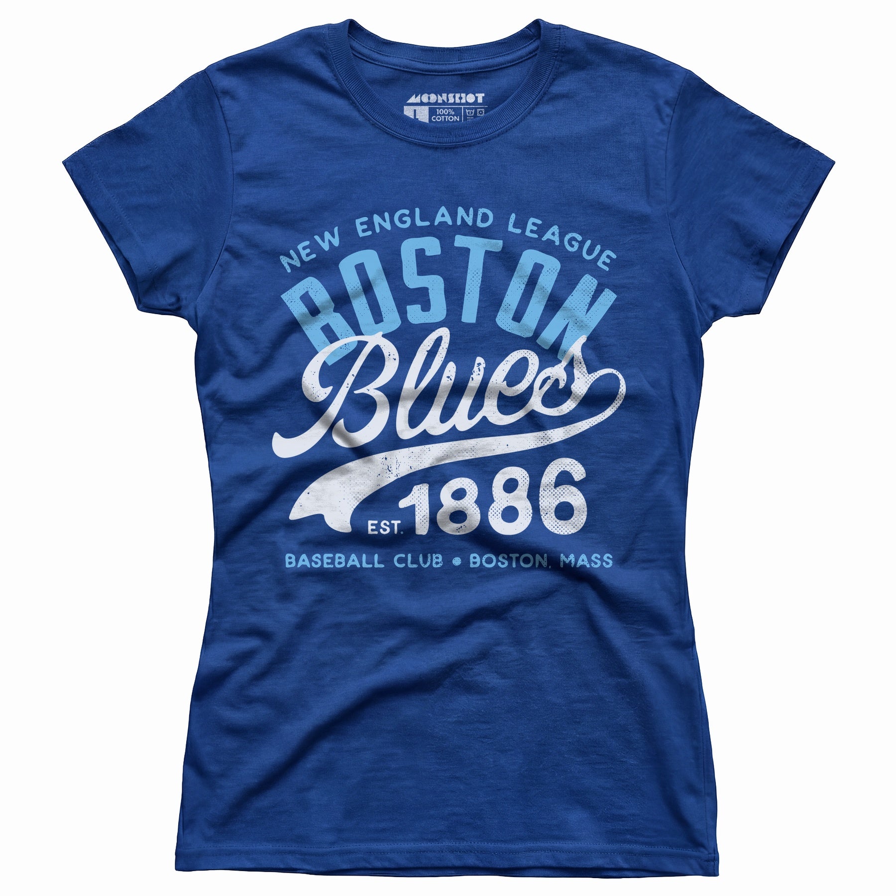 Boston Blues - Massachusetts - Vintage Defunct Baseball Teams - Women's T-Shirt