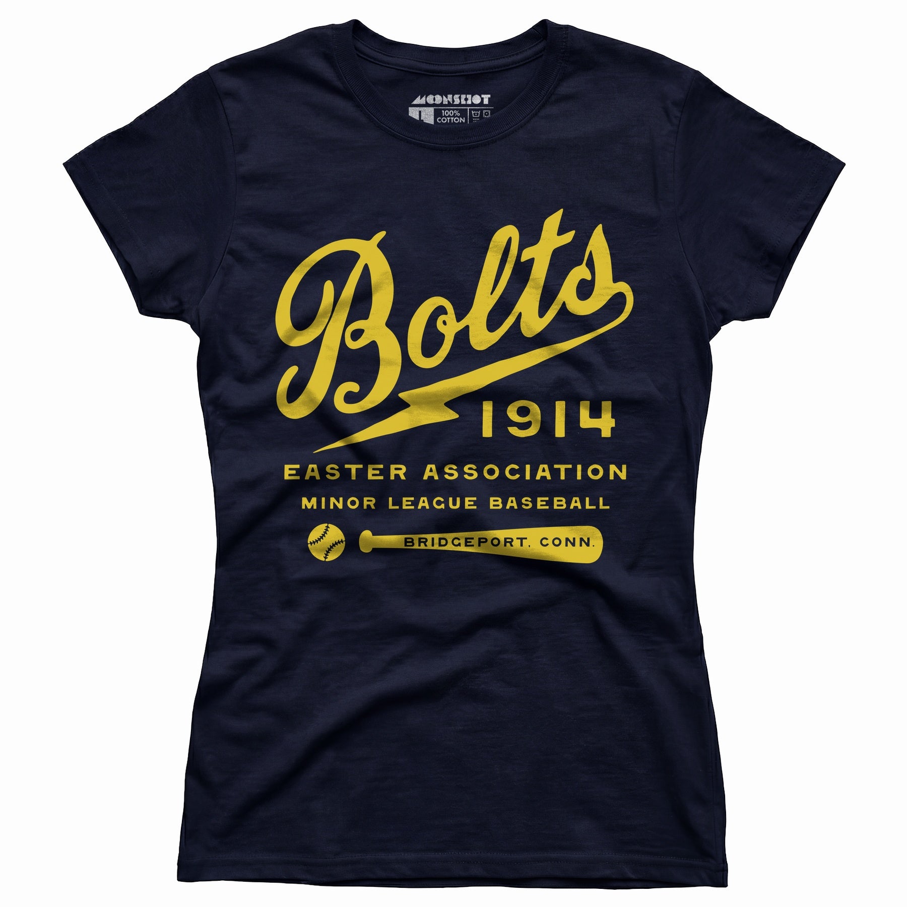 Bridgeport Bolts - Connecticut - Vintage Defunct Baseball Teams - Women's T-Shirt