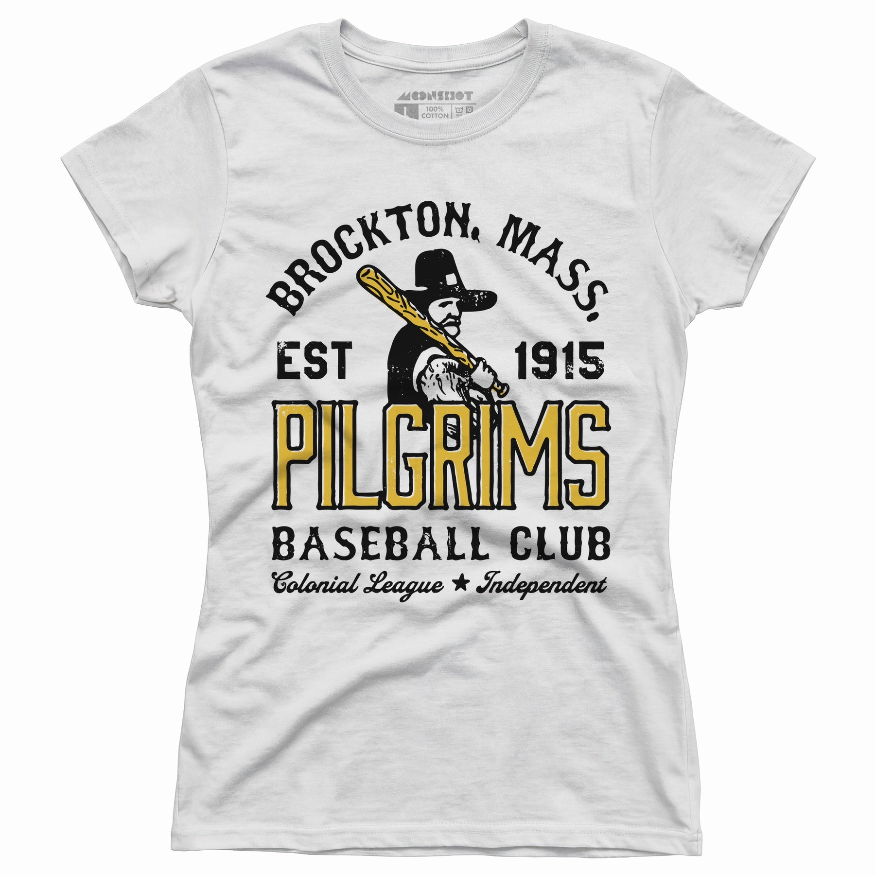 Brockton Pilgrims - Massachusetts - Vintage Defunct Baseball Teams - Women's T-Shirt