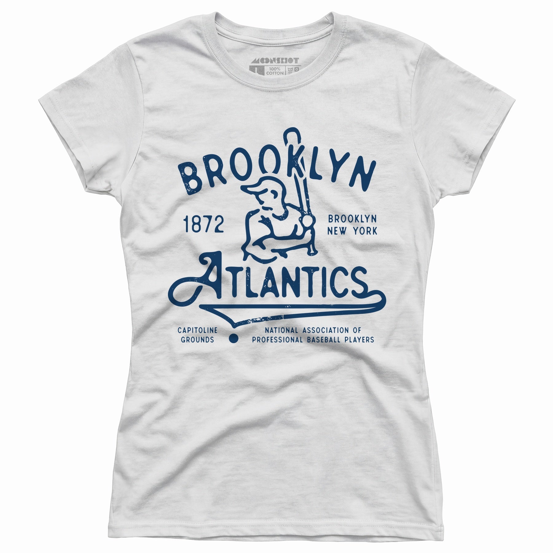 Brooklyn Atlantics - New York - Vintage Defunct Baseball Teams - Women's T-Shirt