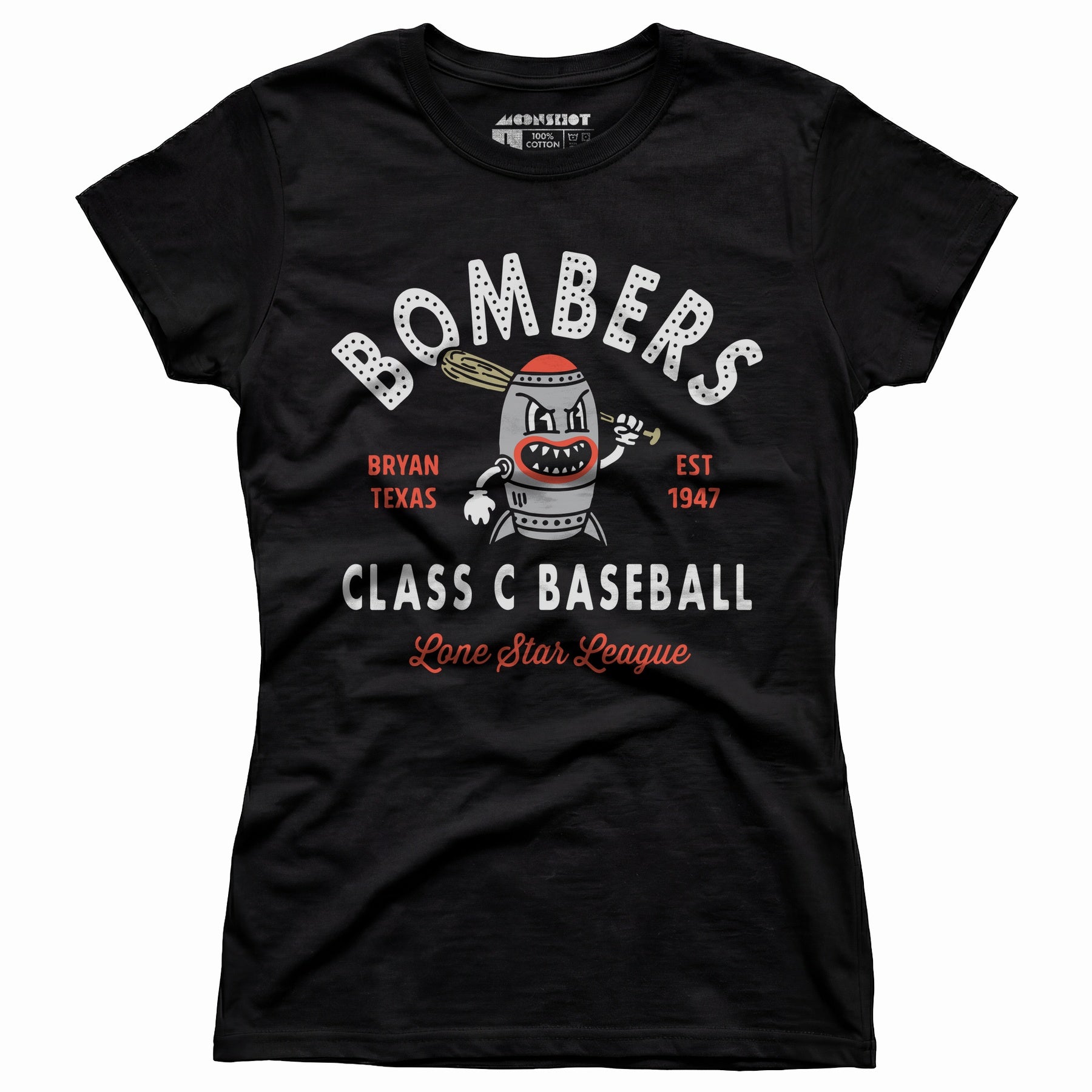 Bryan Bombers - Texas - Vintage Defunct Baseball Teams - Women's T-Shirt