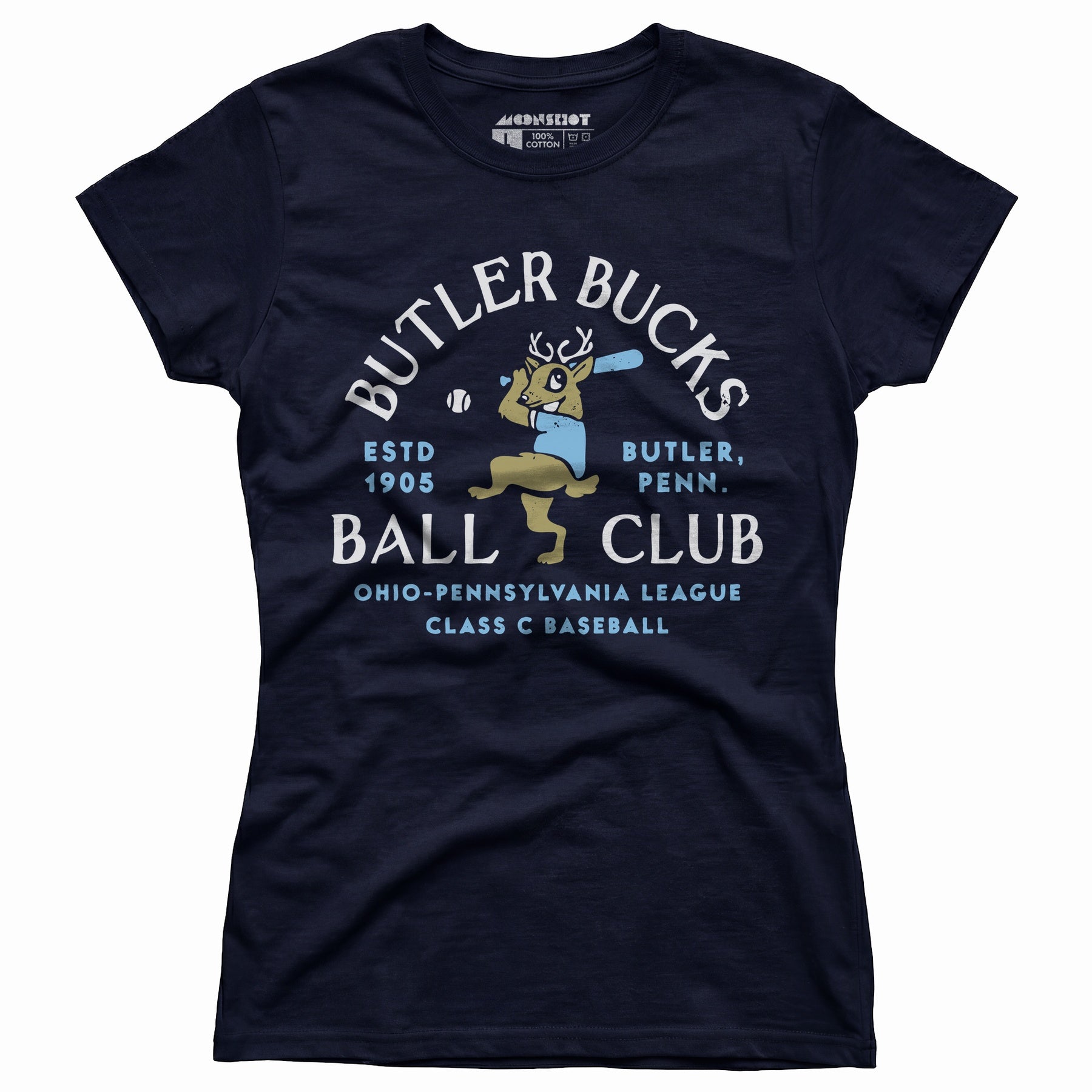 Butler Bucks - Pennsylvania - Vintage Defunct Baseball Teams - Women's T-Shirt