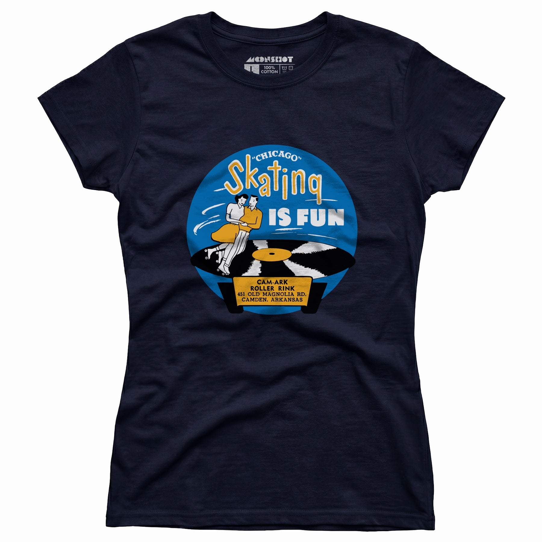 Cam-Ark Roller Rink - Camden, AR - Vintage Roller Rink - Women's T-Shirt