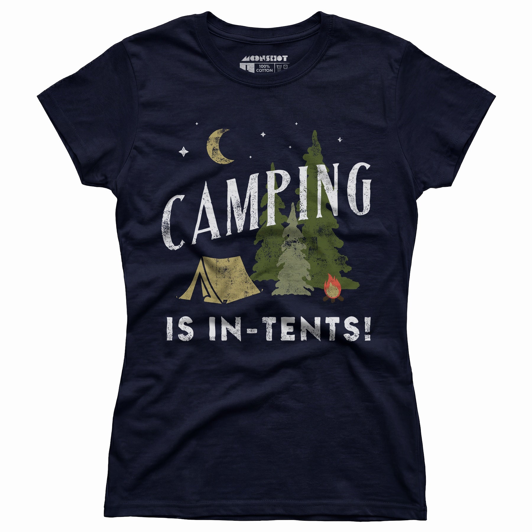 Camping is In-Tents - Women's T-Shirt