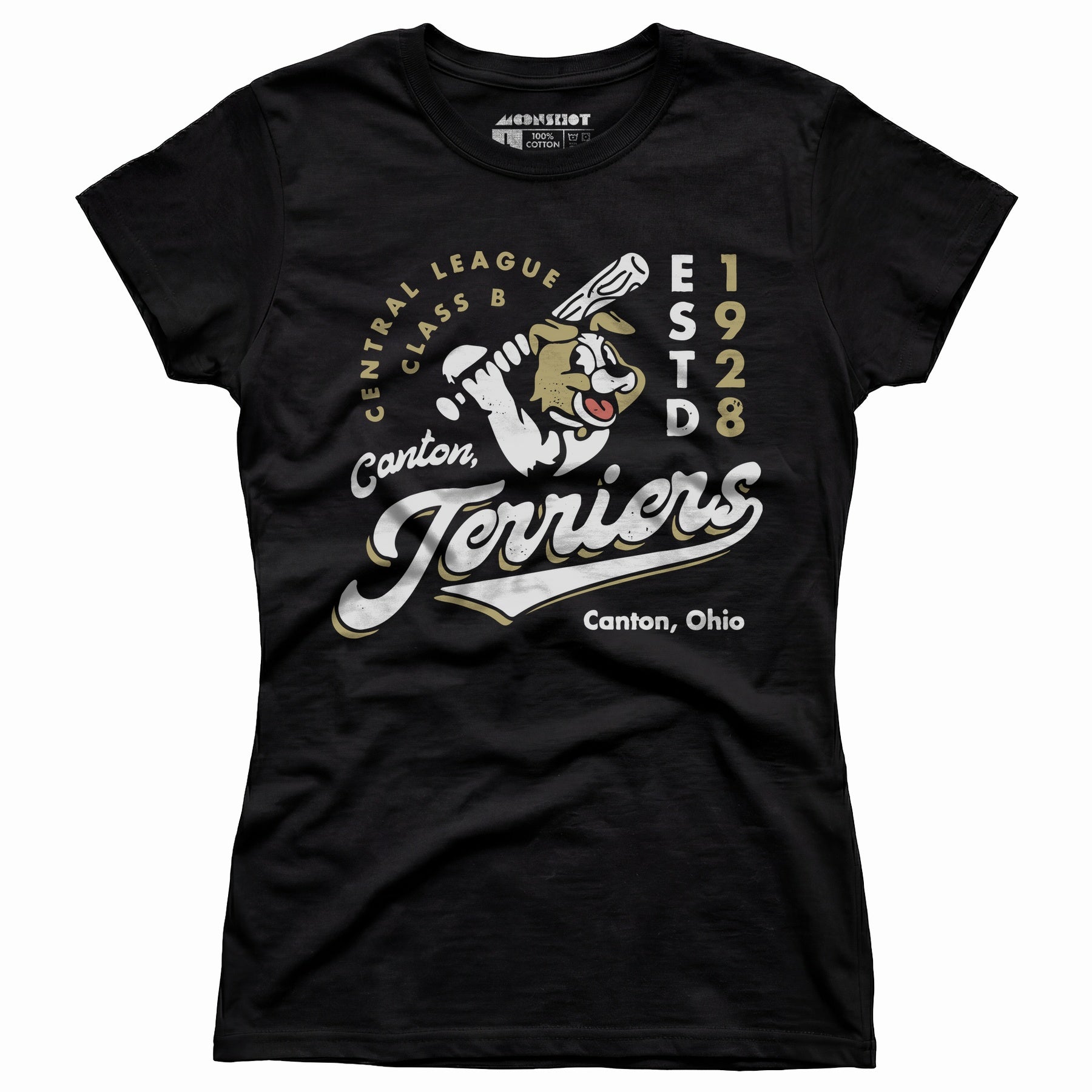 Canton Terriers - Ohio  - Vintage Defunct Baseball Teams - Women's T-Shirt