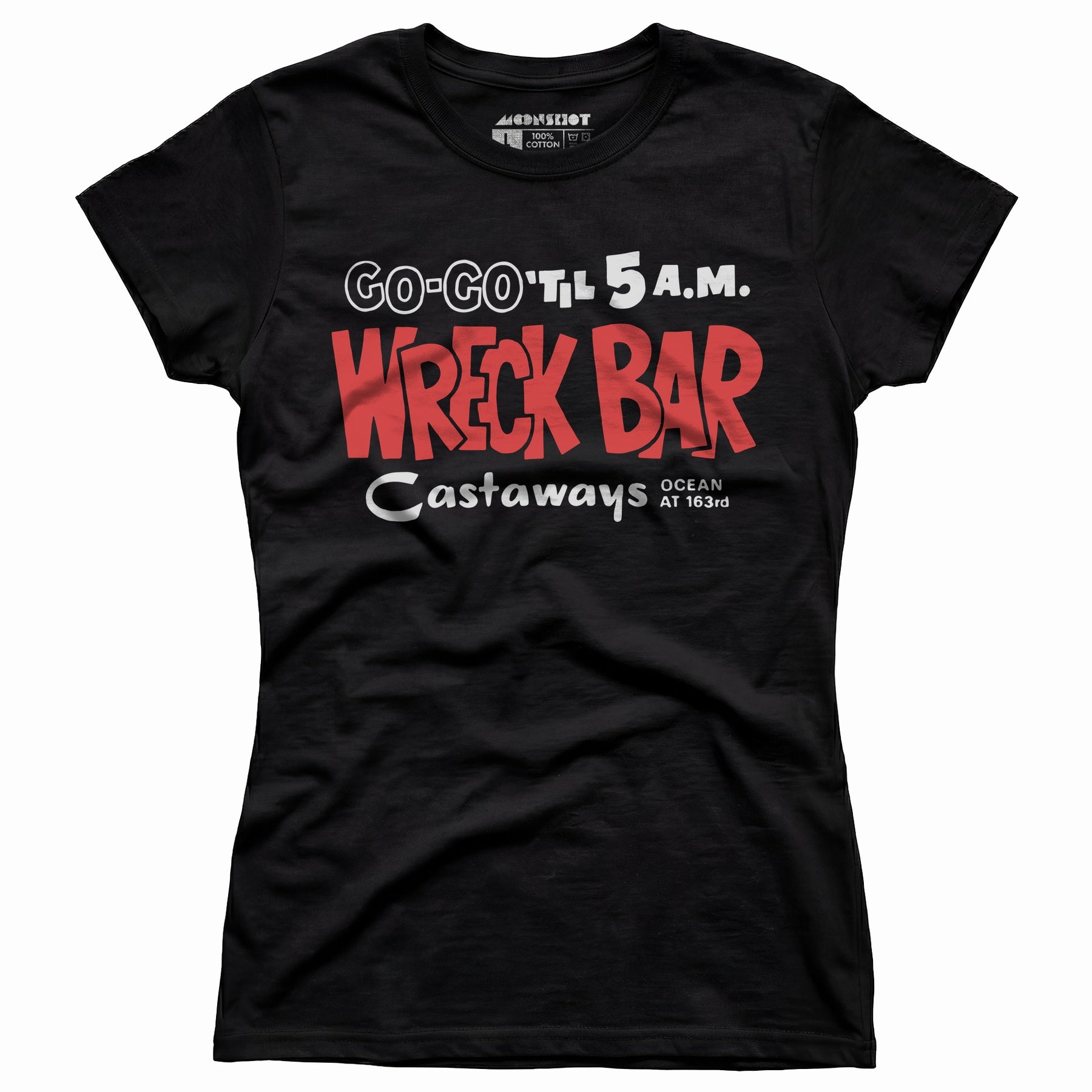 Castaways Motel Wreck Bar - Miami, FL - Vintage Tiki Bar - Women's T-Shirt