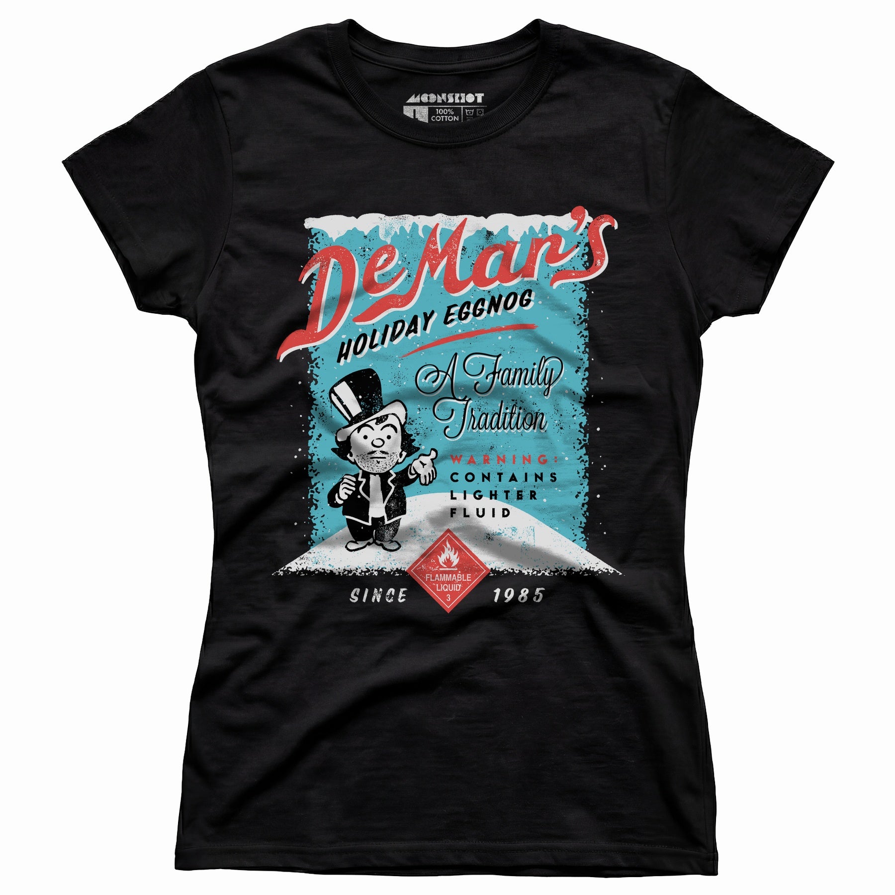 Charles DeMar's Eggnog with Lighter Fluid - Women's T-Shirt