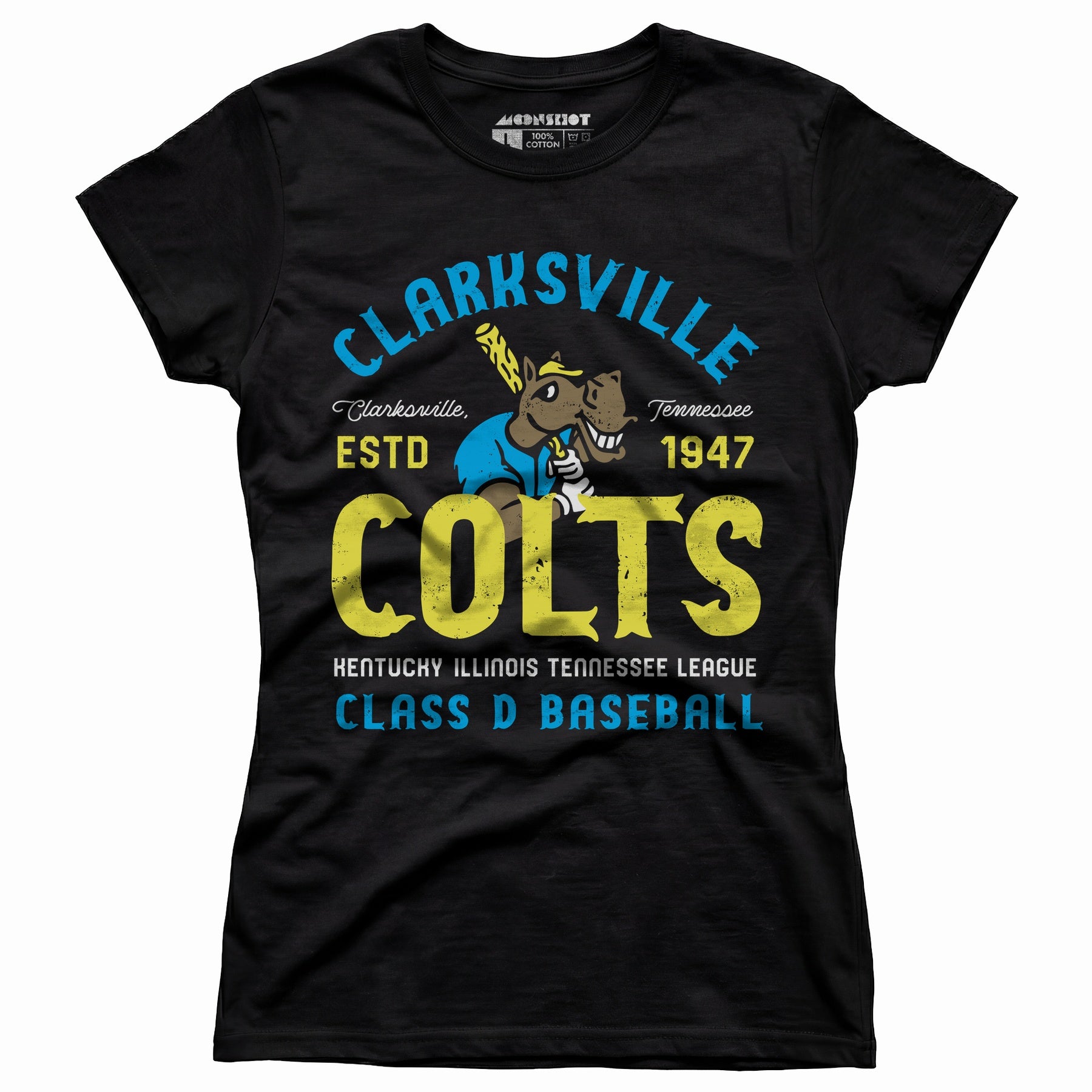 Clarksville Colts - Tennessee - Vintage Defunct Baseball Teams - Women's T-Shirt
