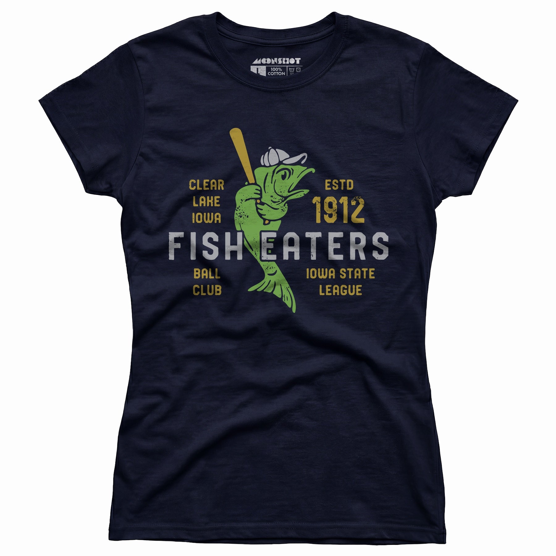 Clear Lake Fish Eaters - Iowa - Vintage Defunct Baseball Teams - Women's T-Shirt