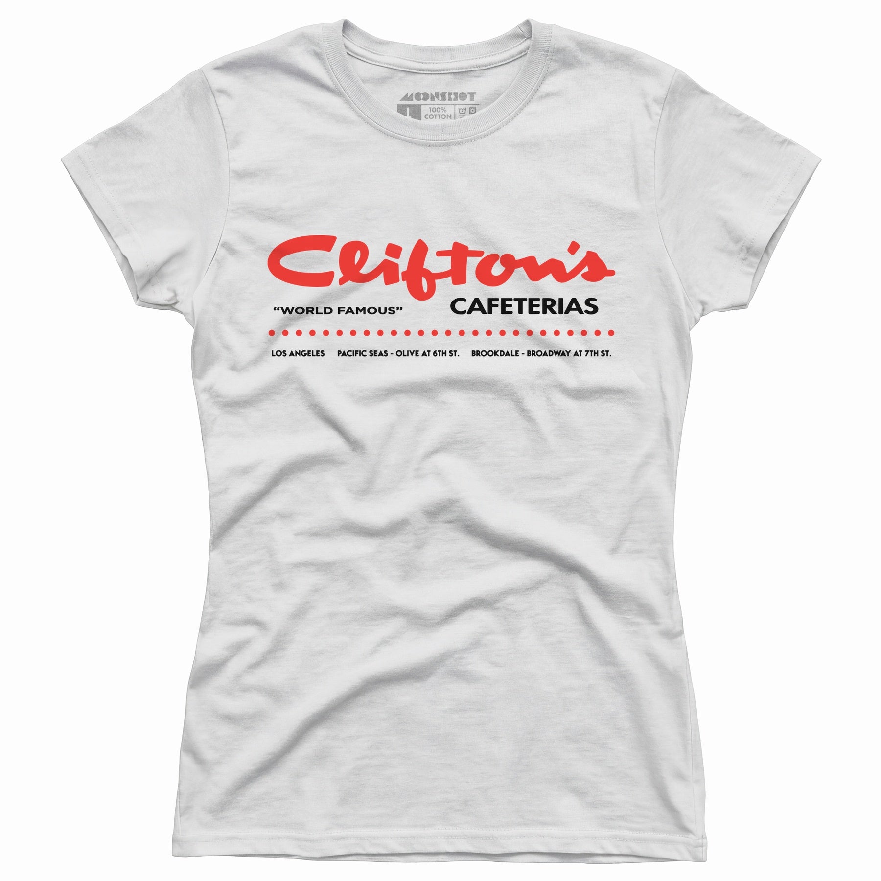 Clifton's Cafeterias - Los Angeles, CA - Vintage Restaurant - Women's T-Shirt