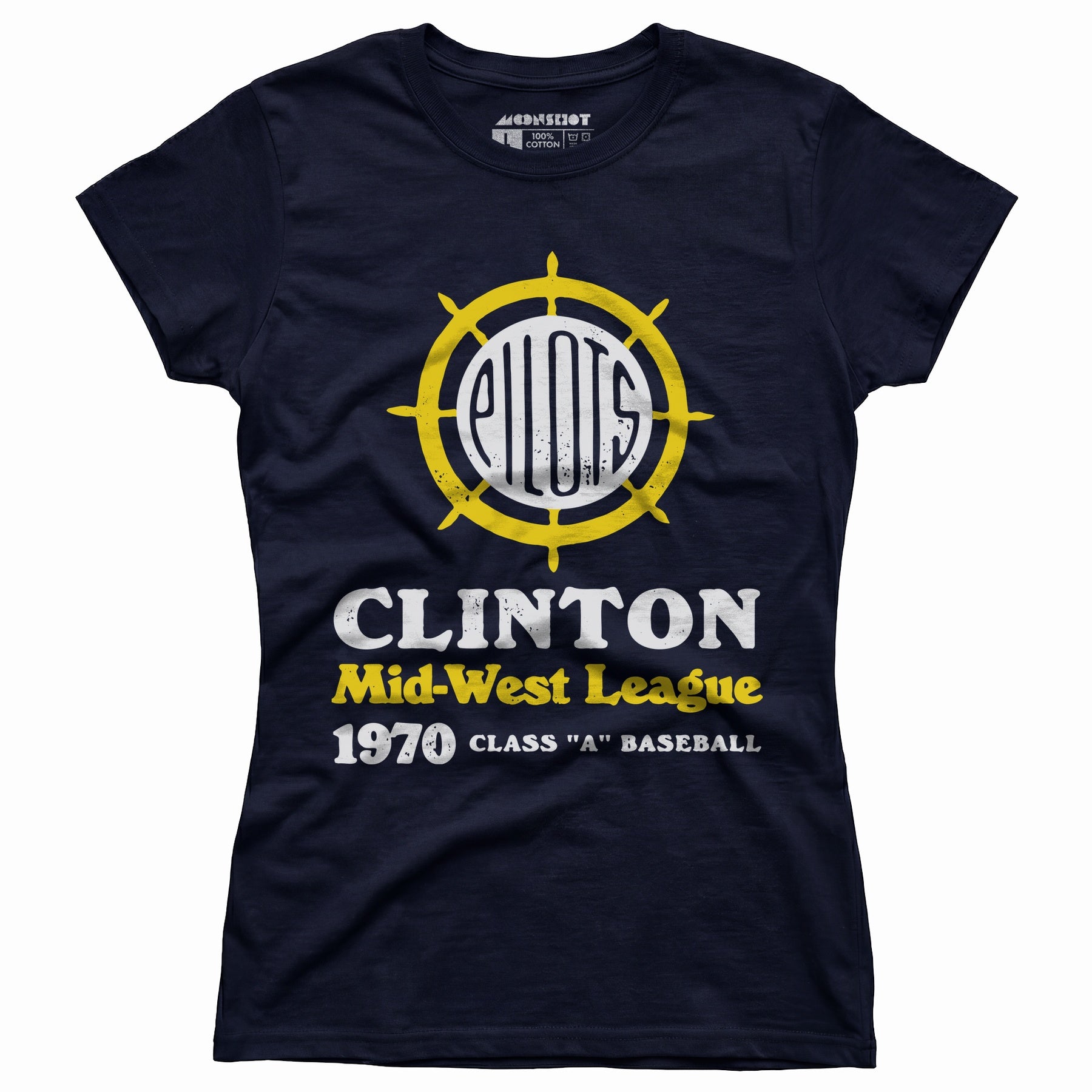Clinton Pilots - Iowa - Vintage Defunct Baseball Teams - Women's T-Shirt