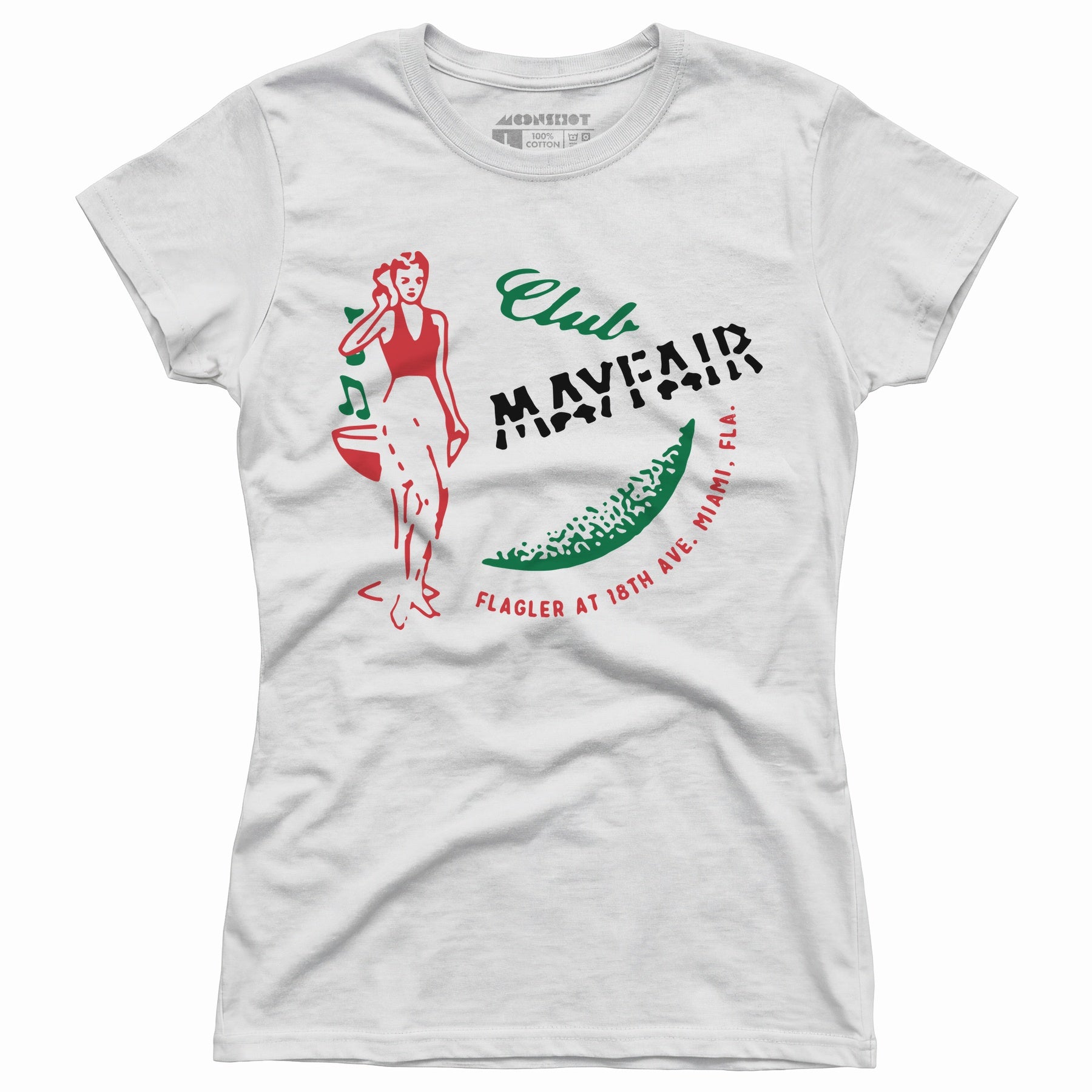 Club Mayfair - Miami, FL - Vintage Restaurant - Women's T-Shirt