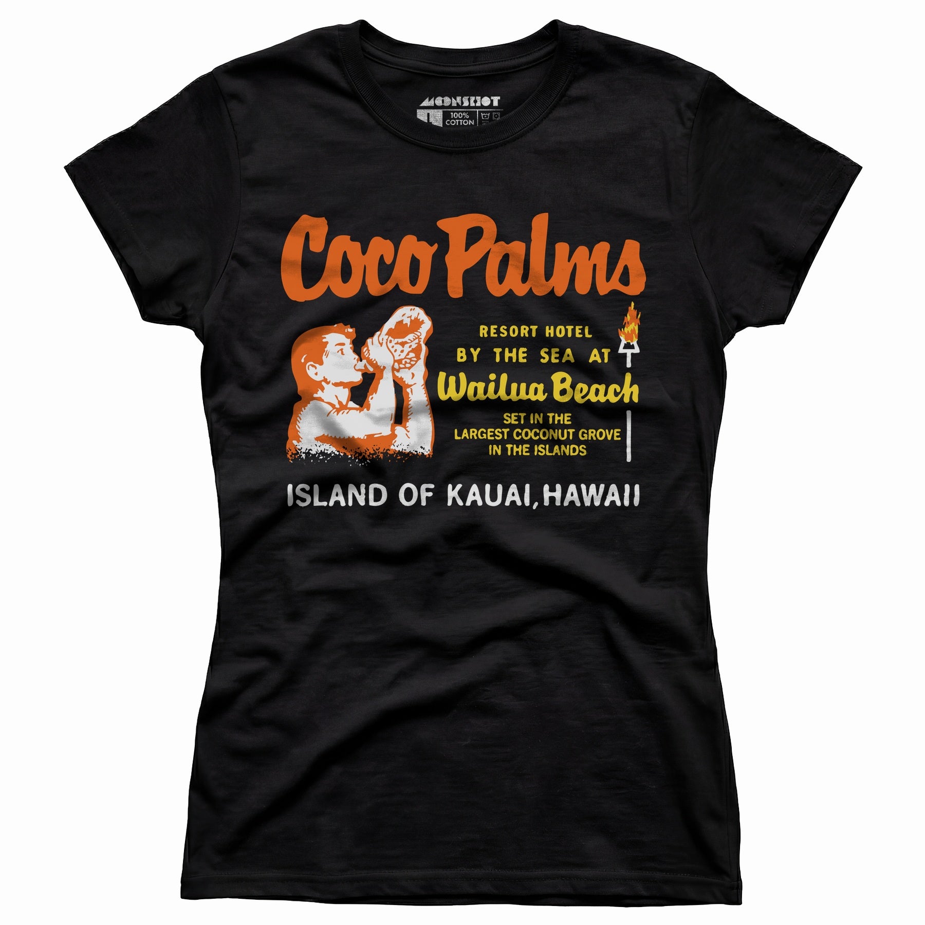 Coco Palms v2 - Hawaii - Vintage Tiki Bar - Women's T-Shirt